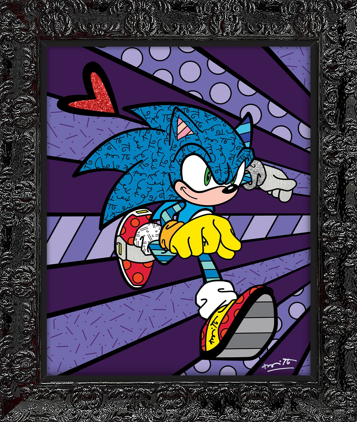 Super Speed Sonic - Sega By Britto - Limited Edition Print