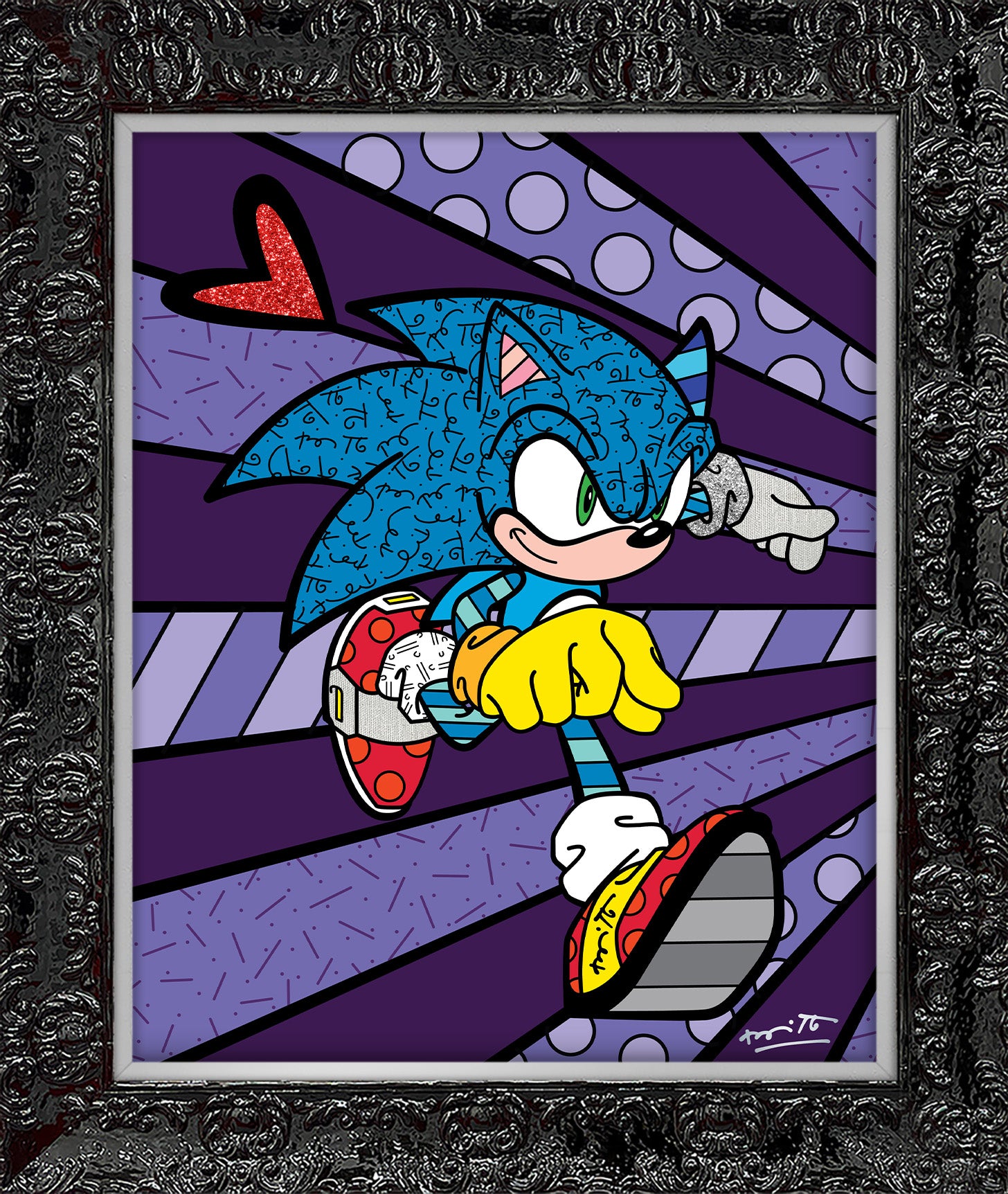 Super Speed Sonic - Sega By Britto - Limited Edition Print