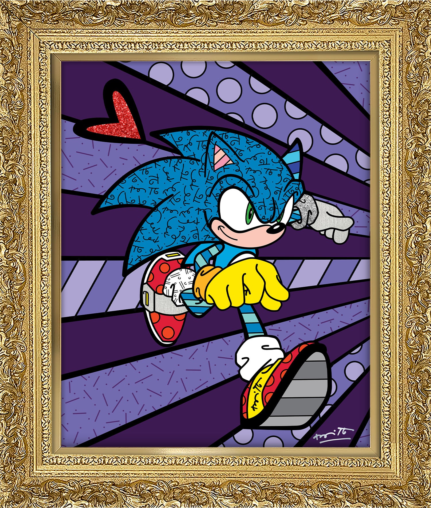 Super Speed Sonic - Sega By Britto - Limited Edition Print