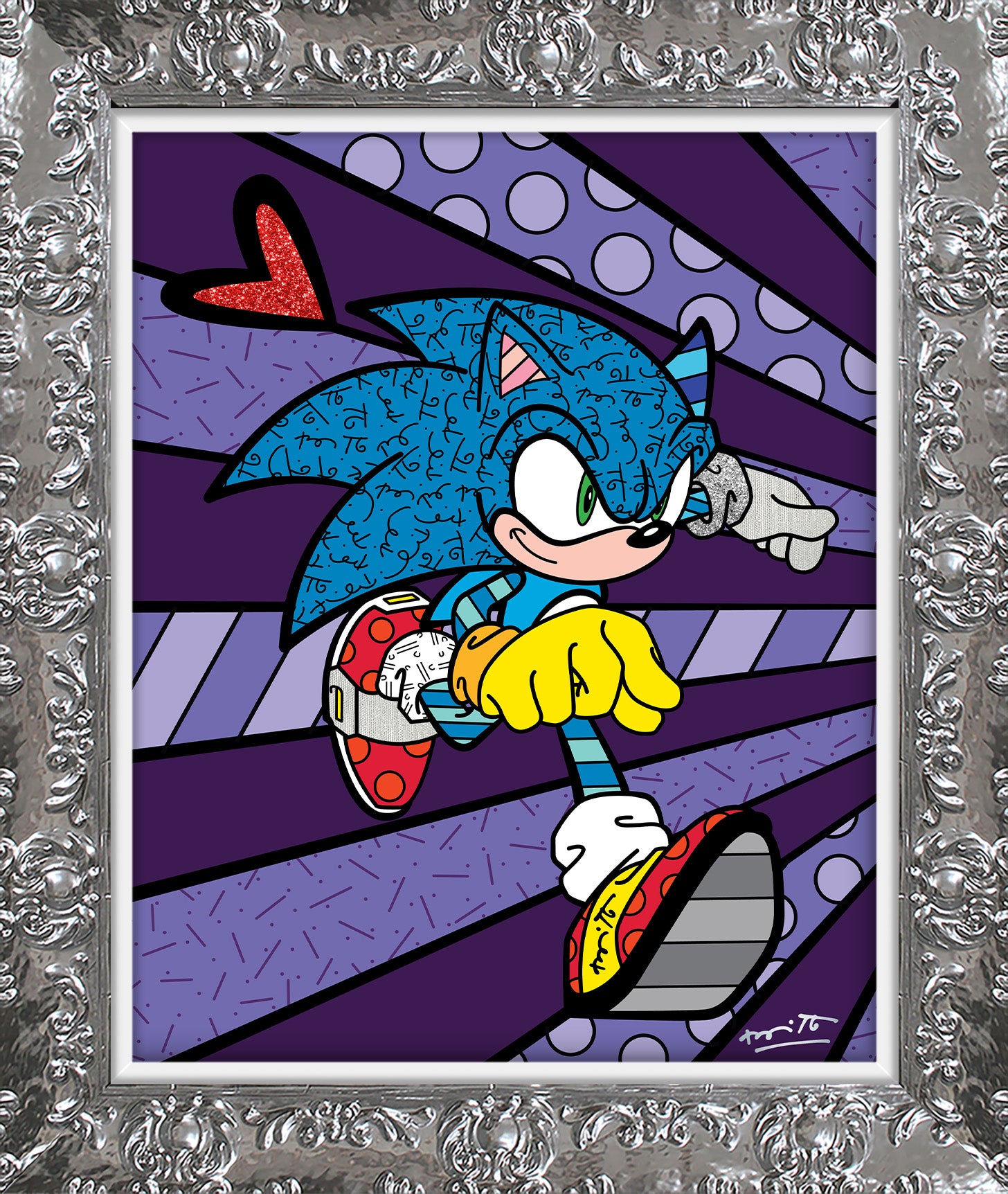 Super Speed Sonic - Sega By Britto - Limited Edition Print
