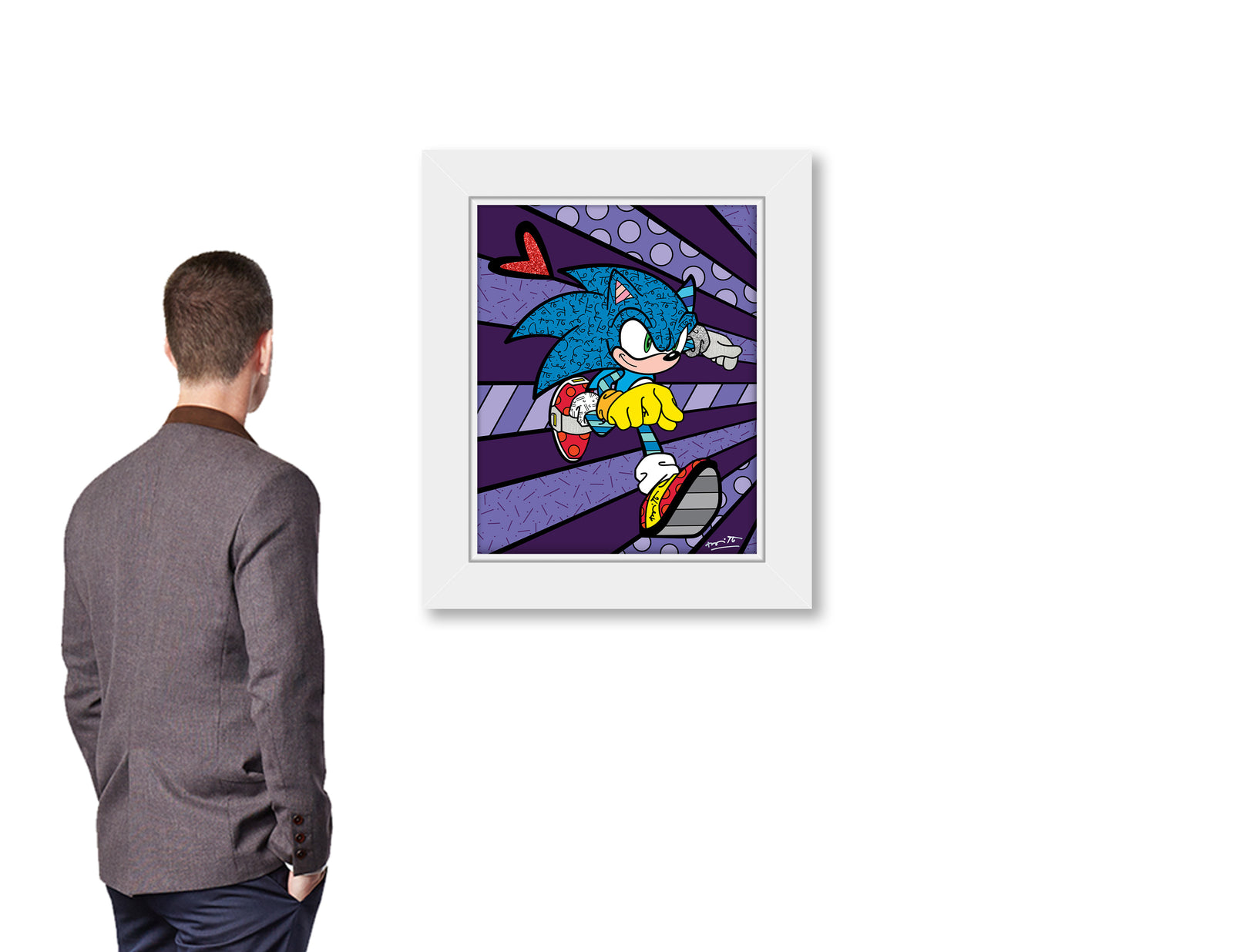 Super Speed Sonic - Sega By Britto - Limited Edition Print