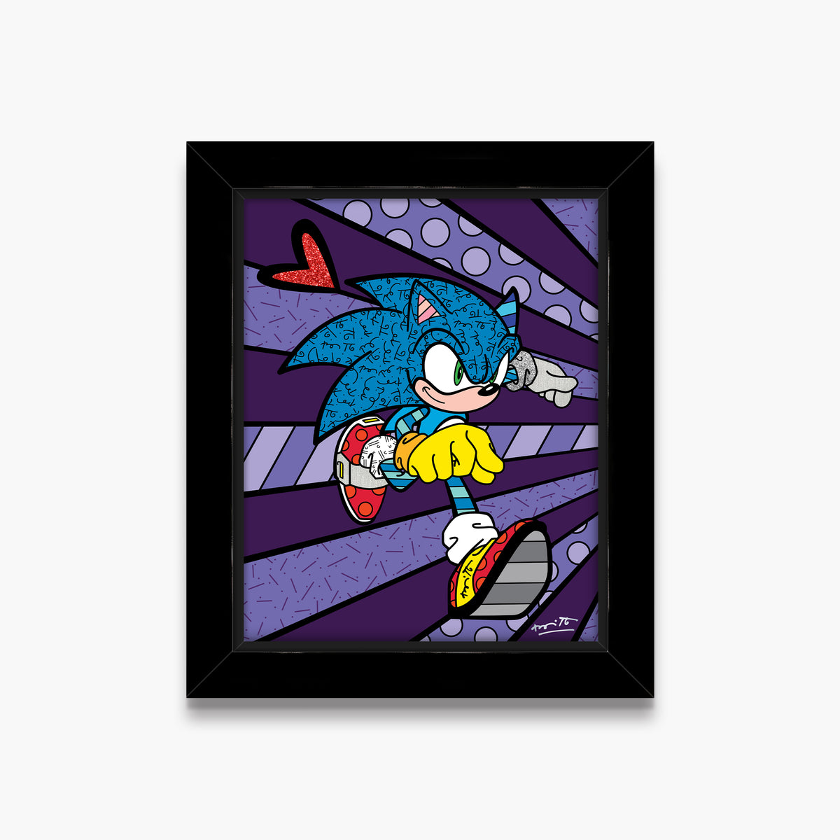 Super Speed Sonic - Sega By Britto - Limited Edition Print