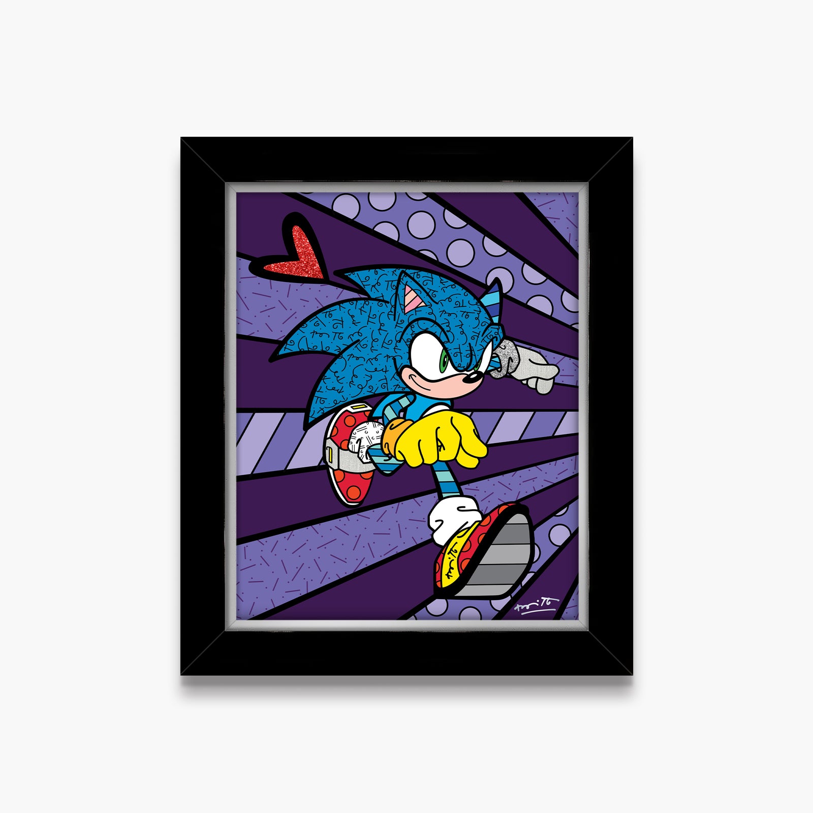 Super Speed Sonic - Sega By Britto - Limited Edition Print
