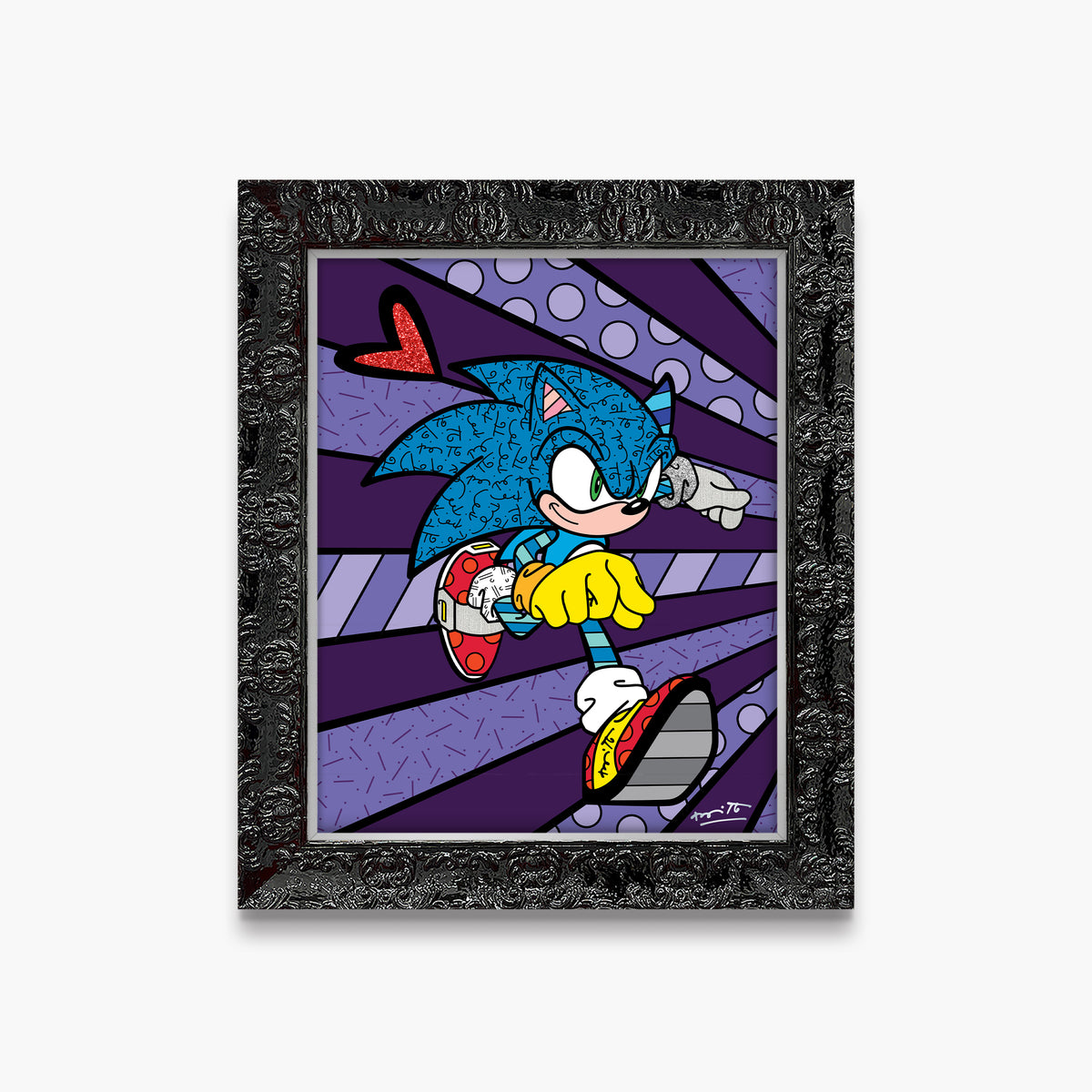 Super Speed Sonic - Sega By Britto - Limited Edition Print