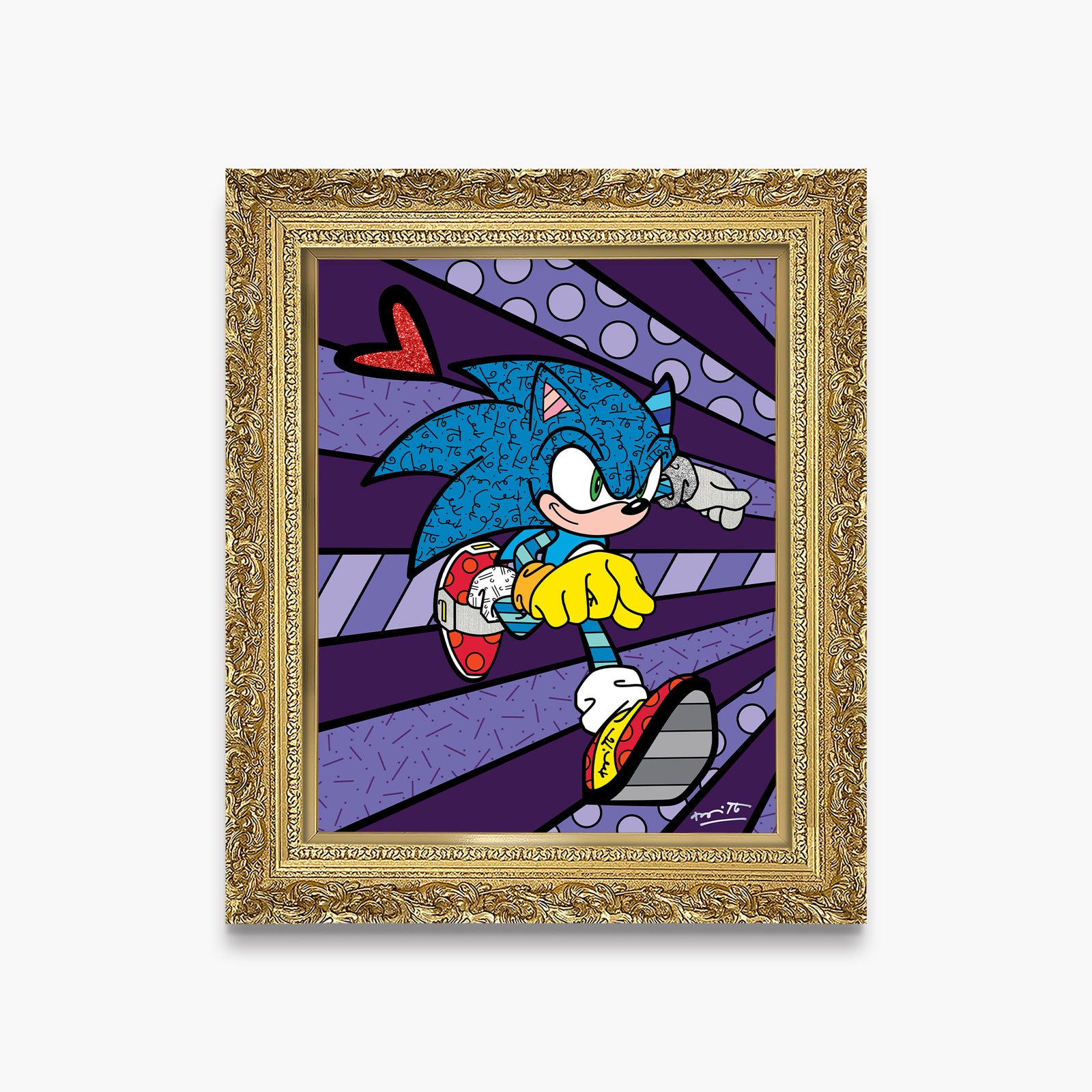 Super Speed Sonic - Sega By Britto - Limited Edition Print