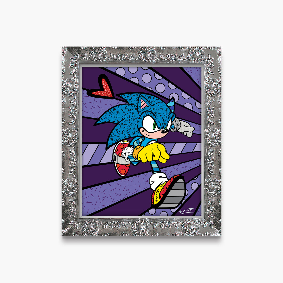 Super Speed Sonic - Sega By Britto - Limited Edition Print