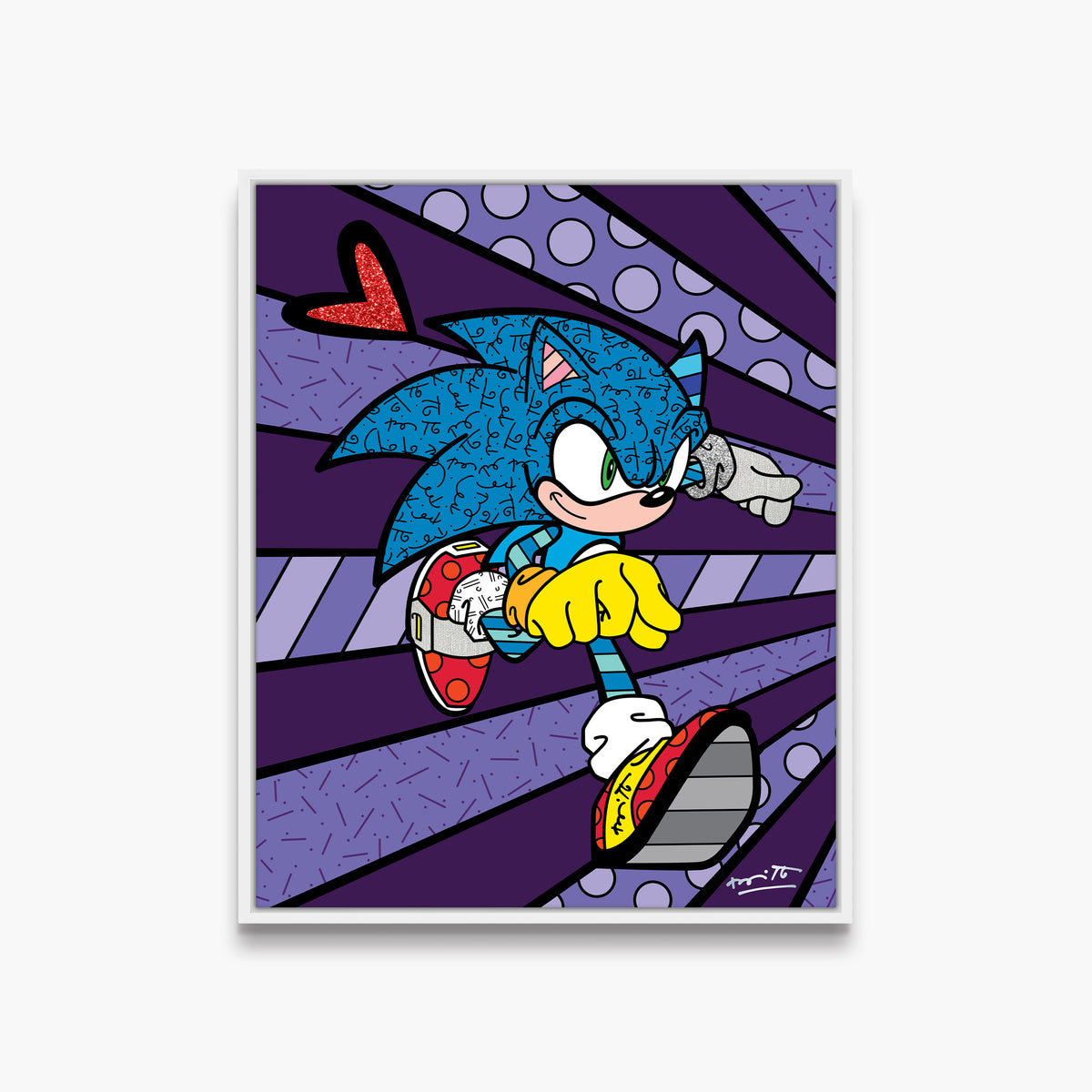 Super Speed Sonic - Sega By Britto - Limited Edition Print
