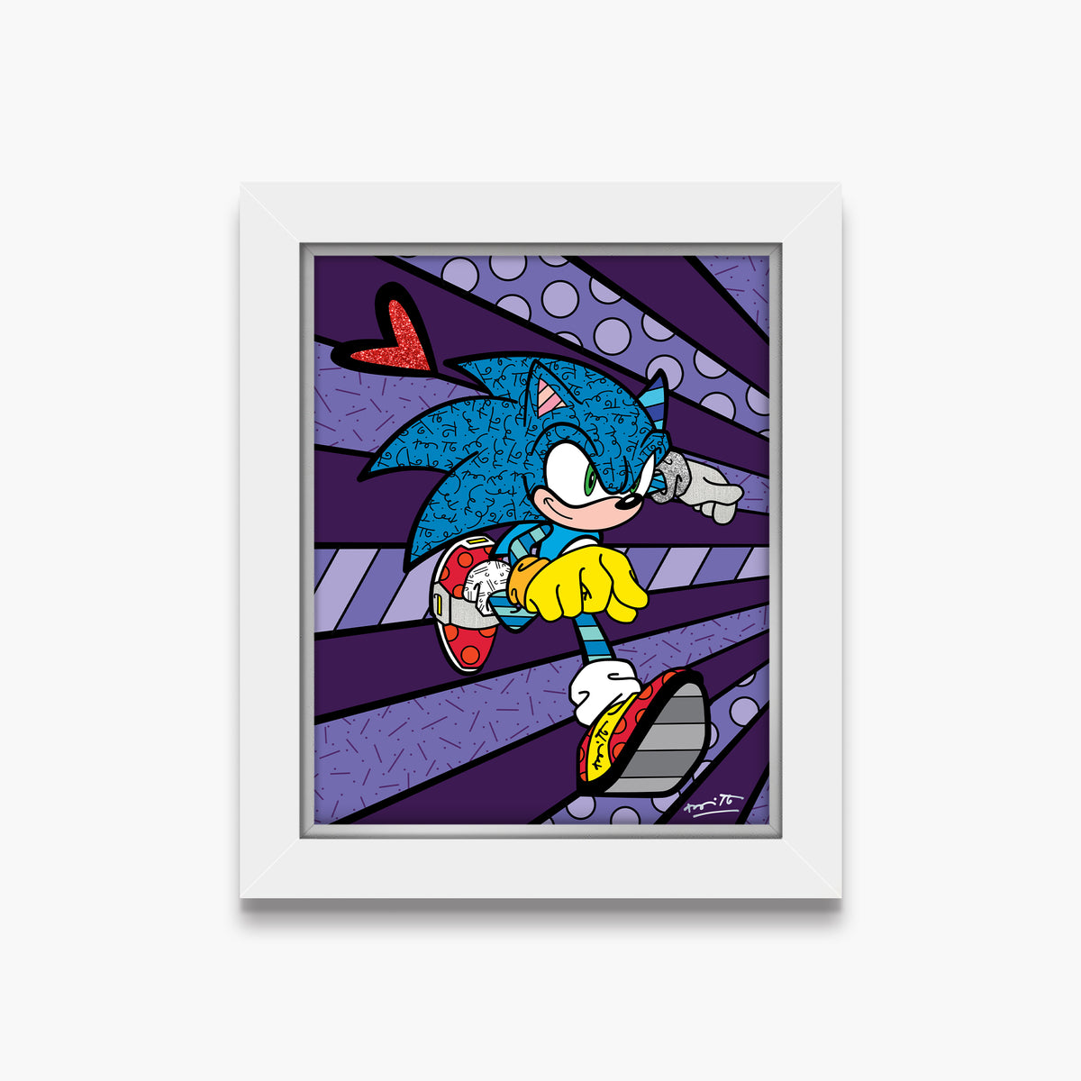 Super Speed Sonic - Sega By Britto - Limited Edition Print
