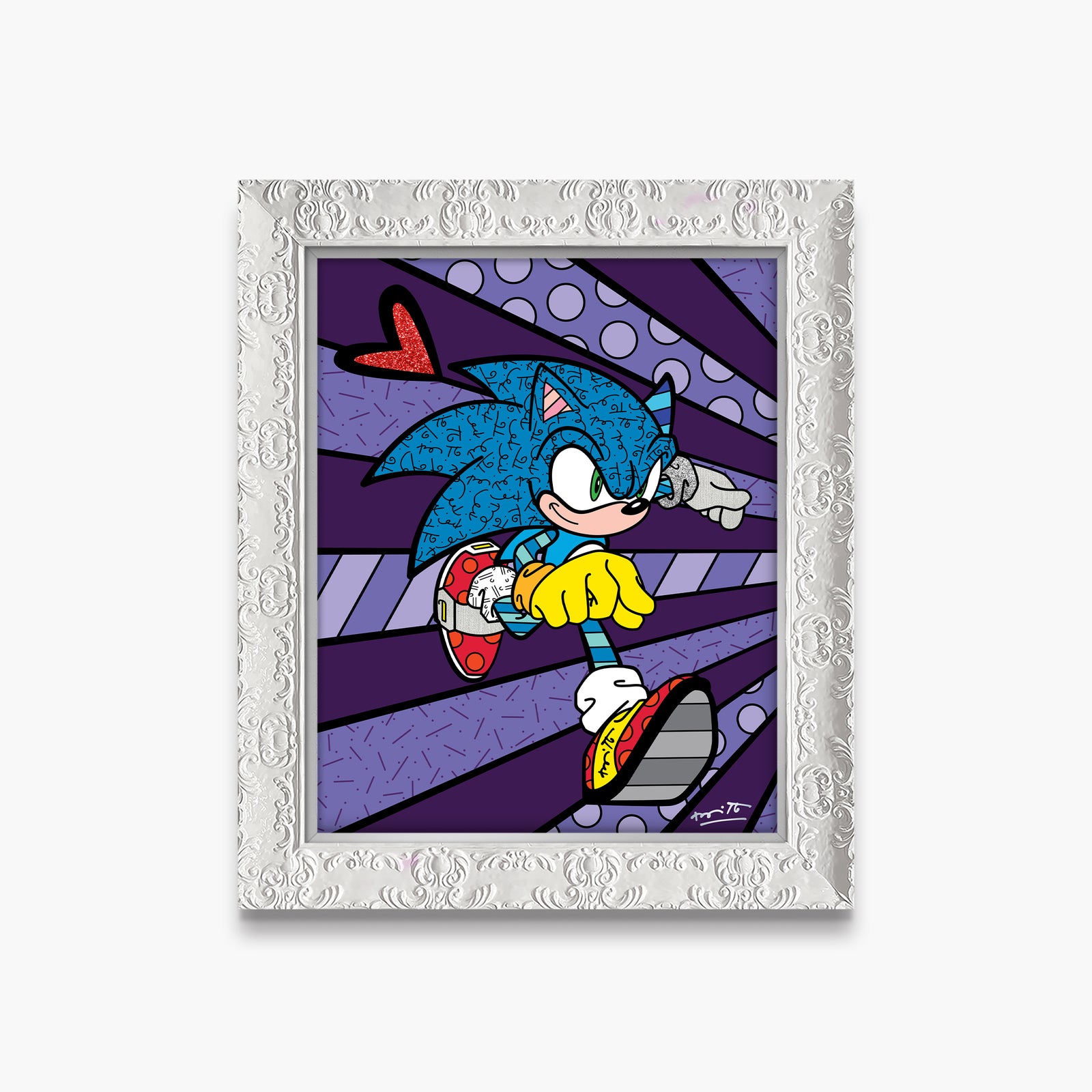 Super Speed Sonic - Sega By Britto - Limited Edition Print