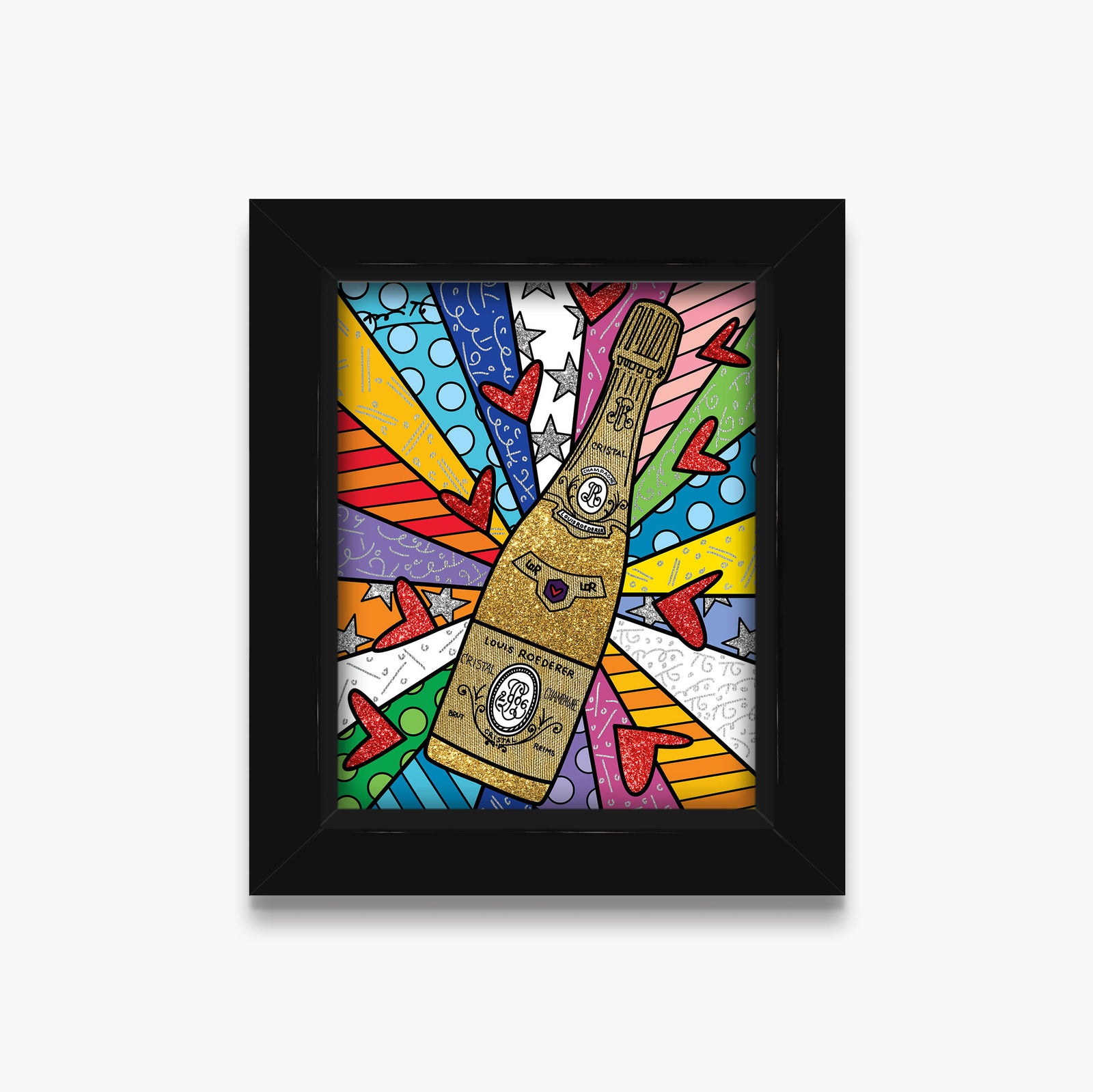 lets celebrate limited edition print  artistic colorful design collectible