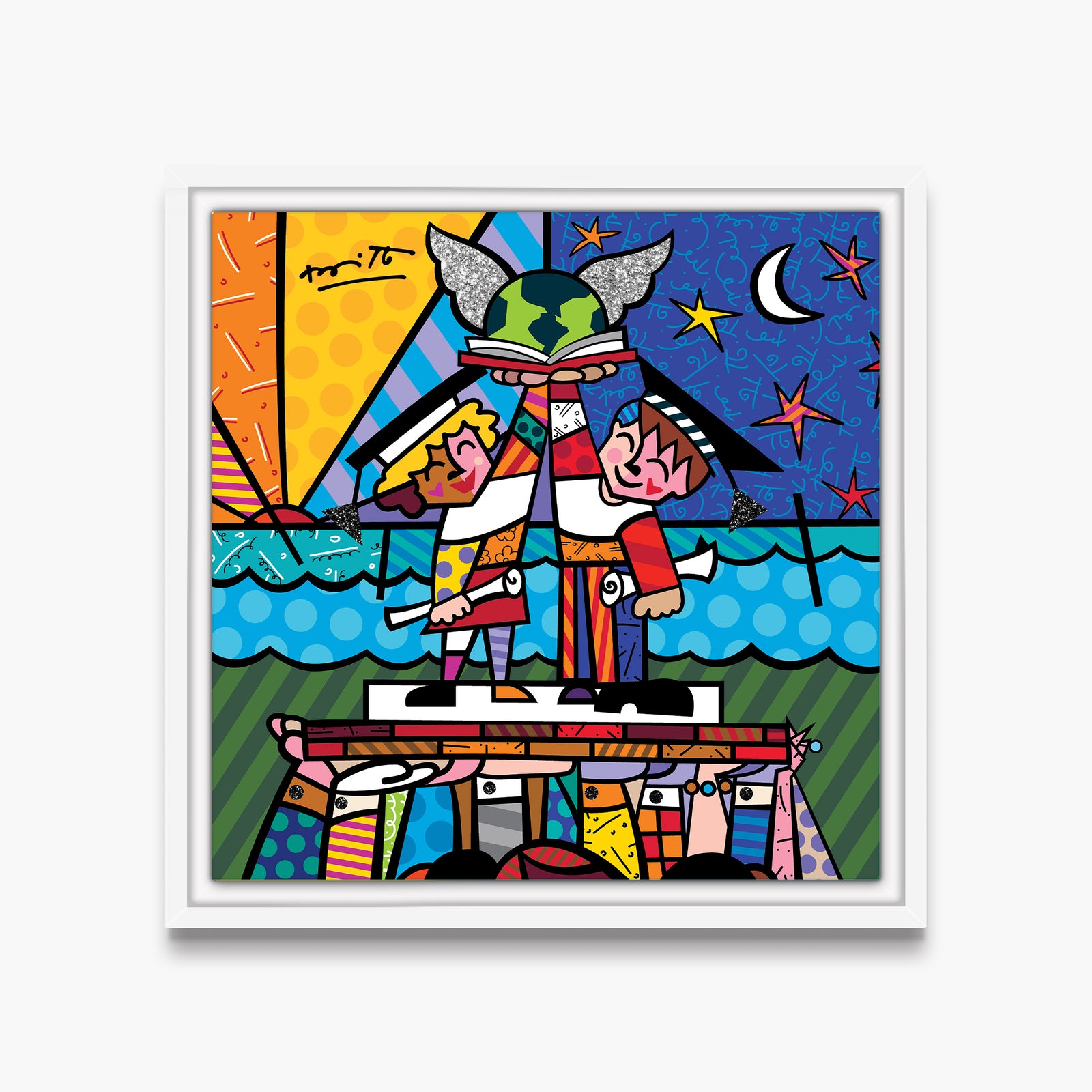 congratulations limited edition  artistic colorful design collectible