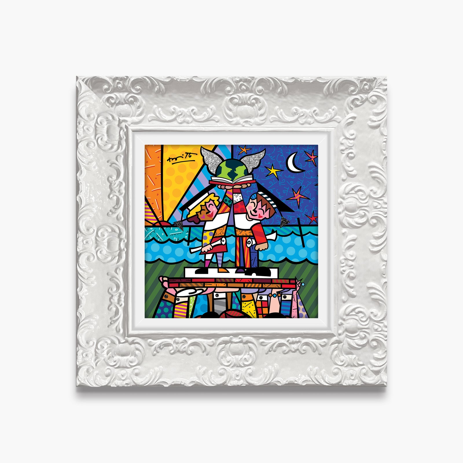 modern pop art congratulations limited edition  vibrant home decor
