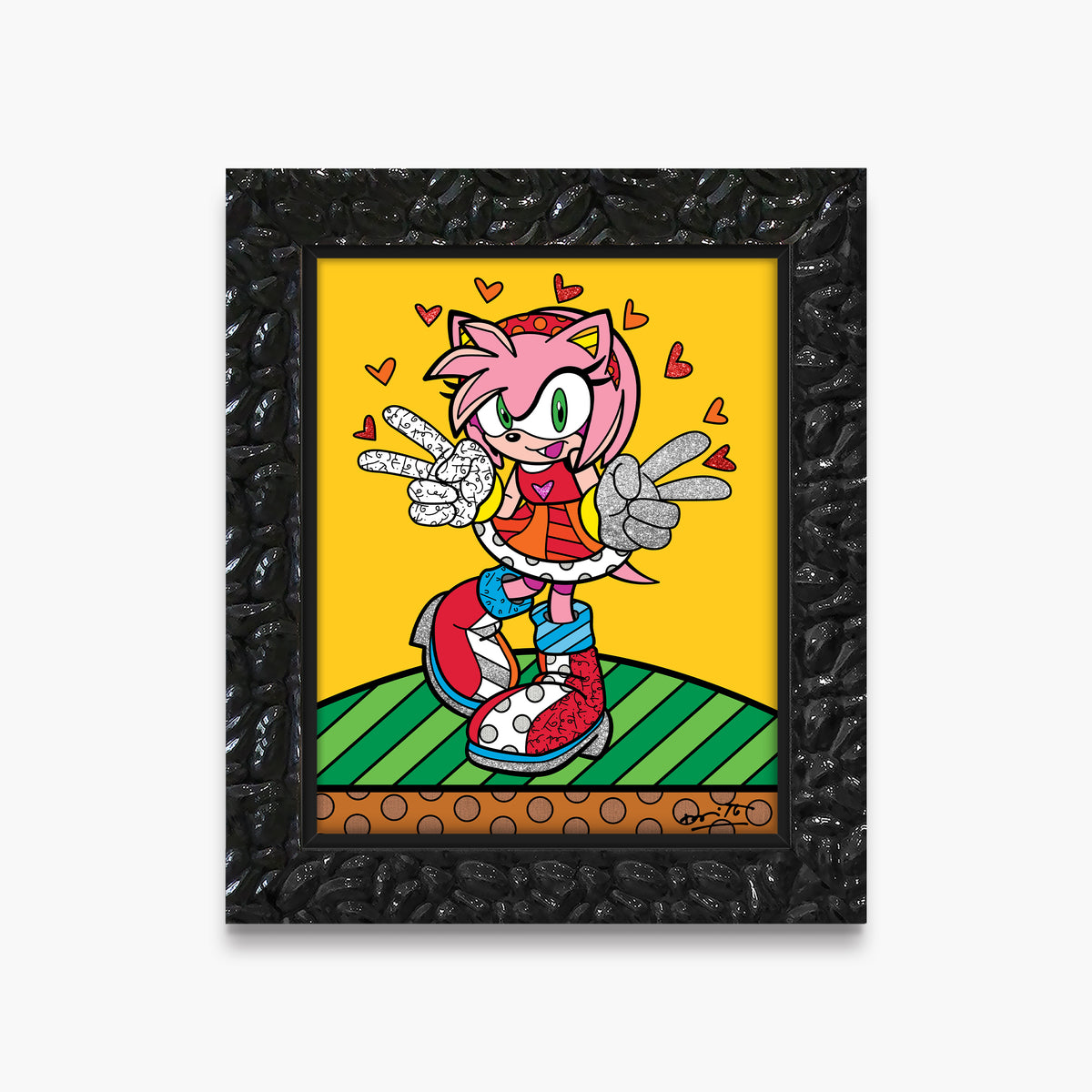 kawaii amy rose sega by  artistic colorful design collectible
