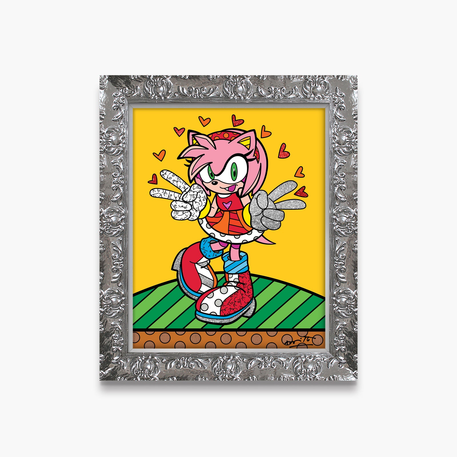 kawaii amy rose sega by  colorful decorative collectible gift idea