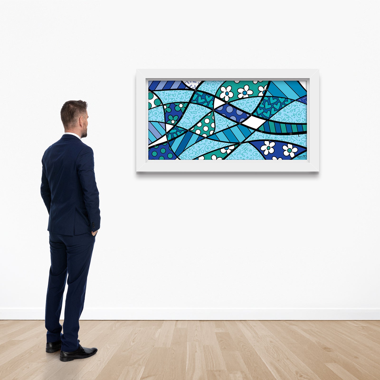 calm limited edition print  artistic colorful design collectible