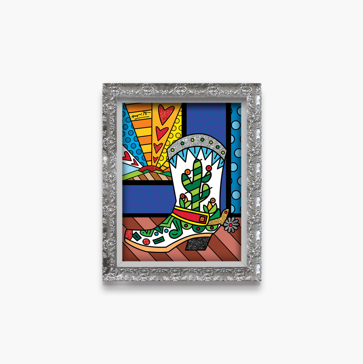 western limited edition print  colorful decorative collectible gift idea
