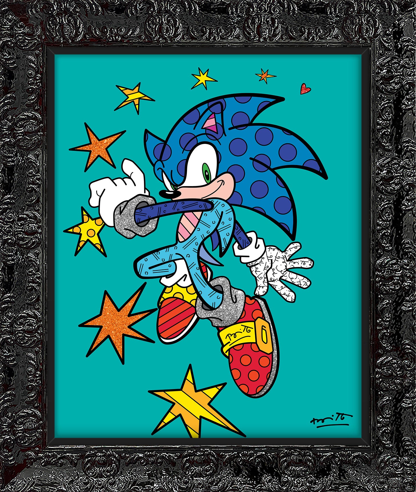 Sonic Spring Jump - Sega By Britto - Limited Edition Print