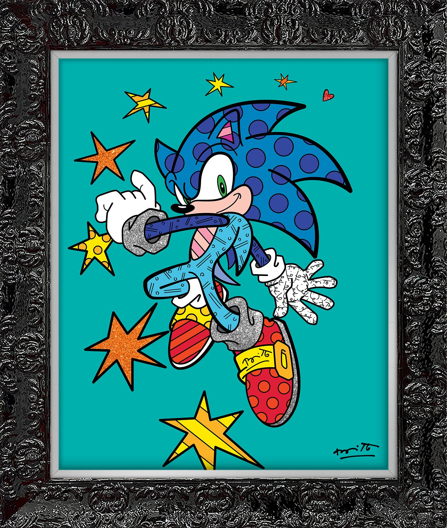 Sonic Spring Jump - Sega By Britto - Limited Edition Print