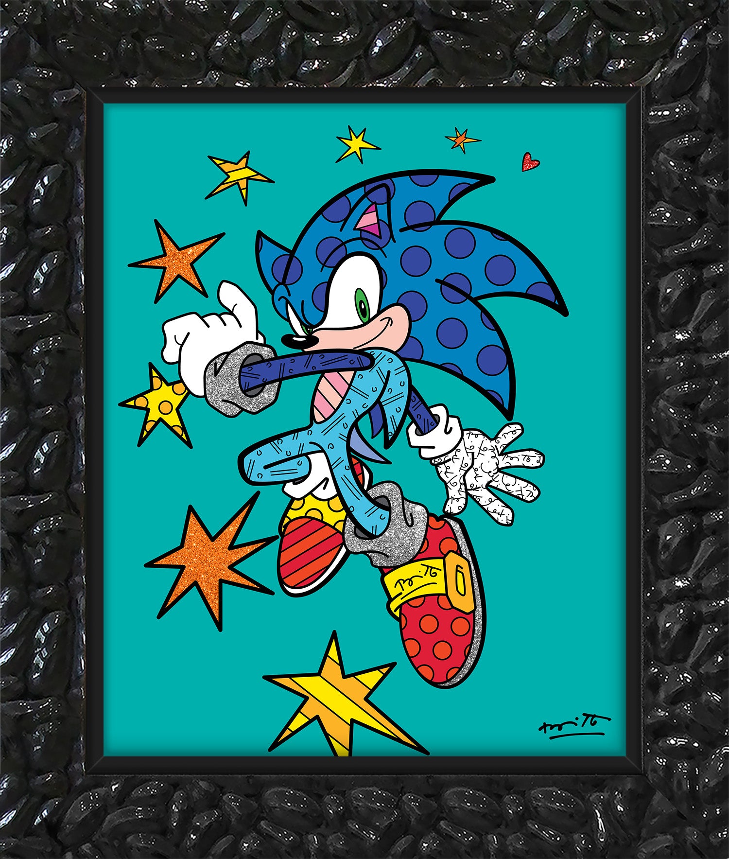 Sonic Spring Jump - Sega By Britto - Limited Edition Print