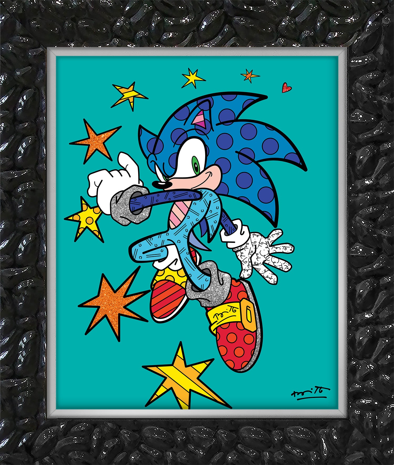 Sonic Spring Jump - Sega By Britto - Limited Edition Print