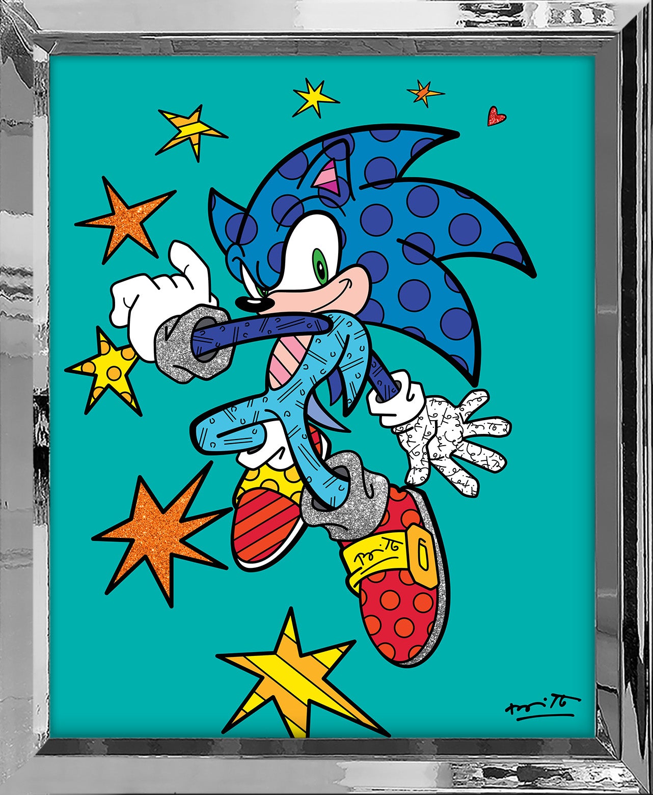 Sonic Spring Jump - Sega By Britto - Limited Edition Print
