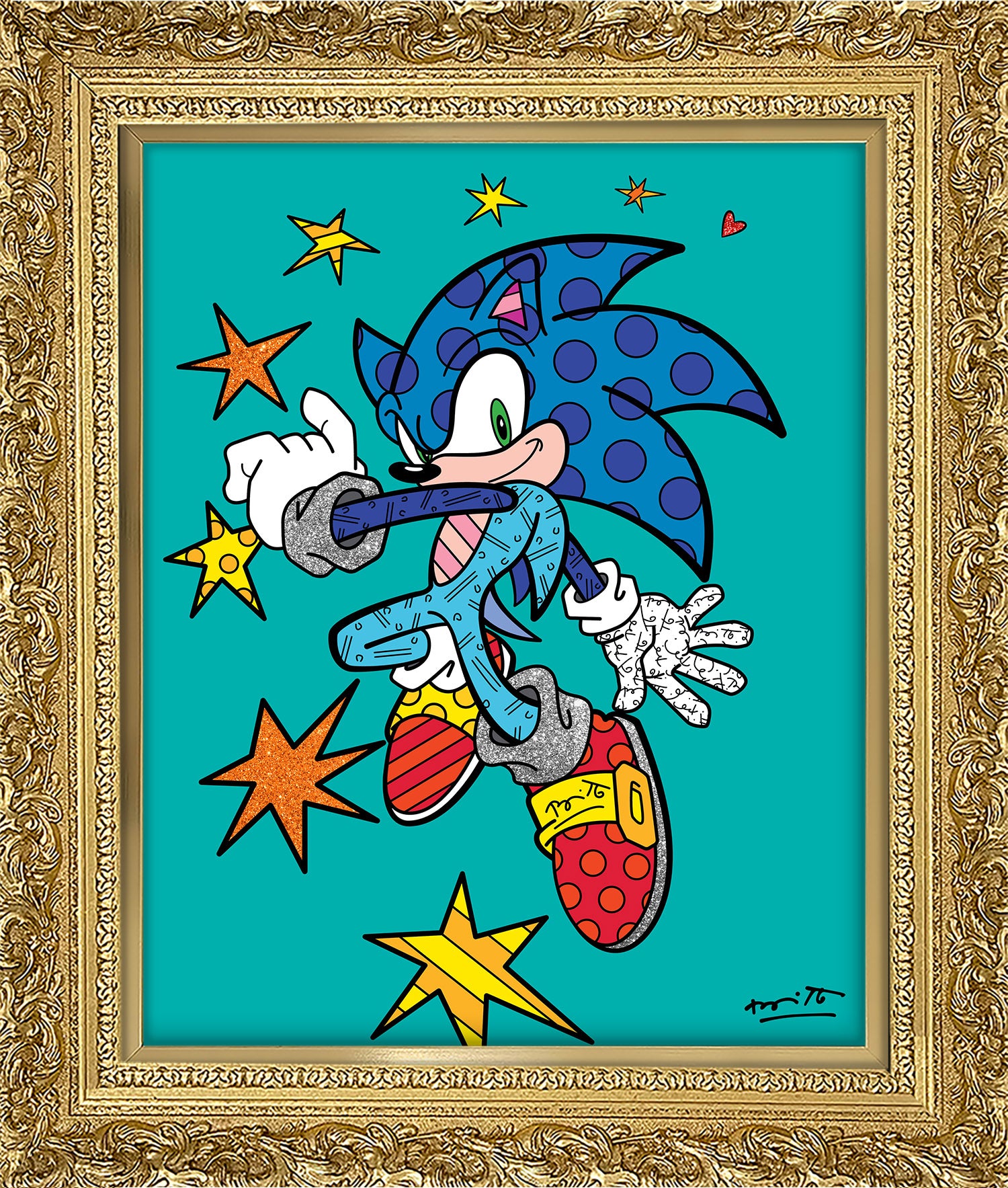 Sonic Spring Jump - Sega By Britto - Limited Edition Print