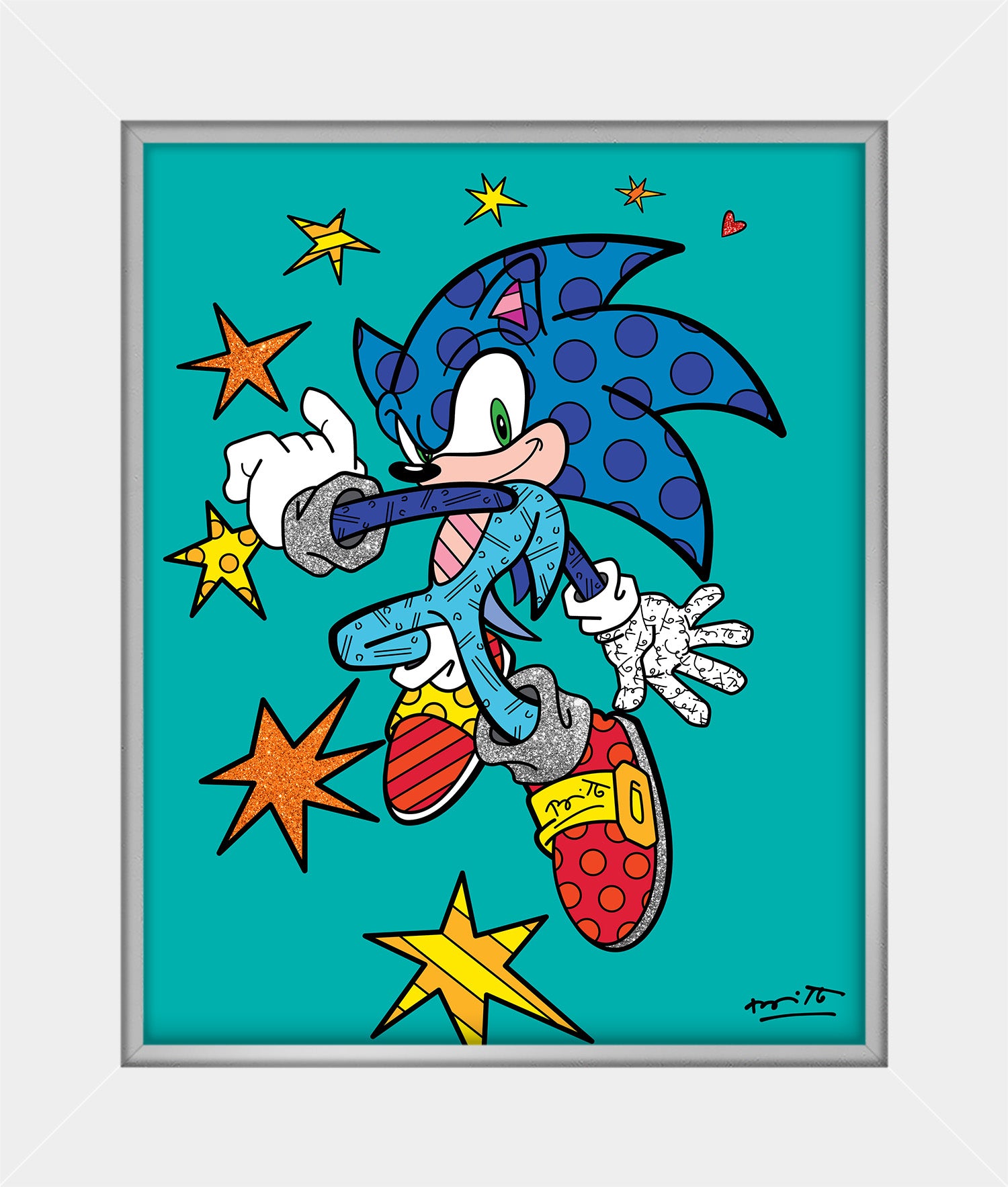 Sonic Spring Jump - Sega By Britto - Limited Edition Print