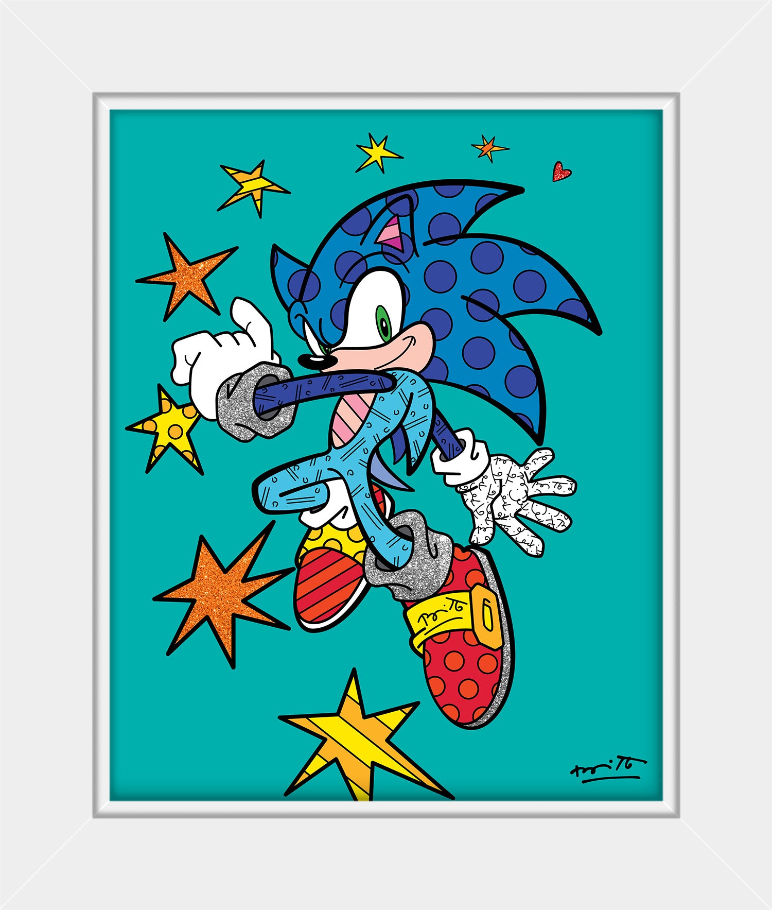 Sonic Spring Jump - Sega By Britto - Limited Edition Print