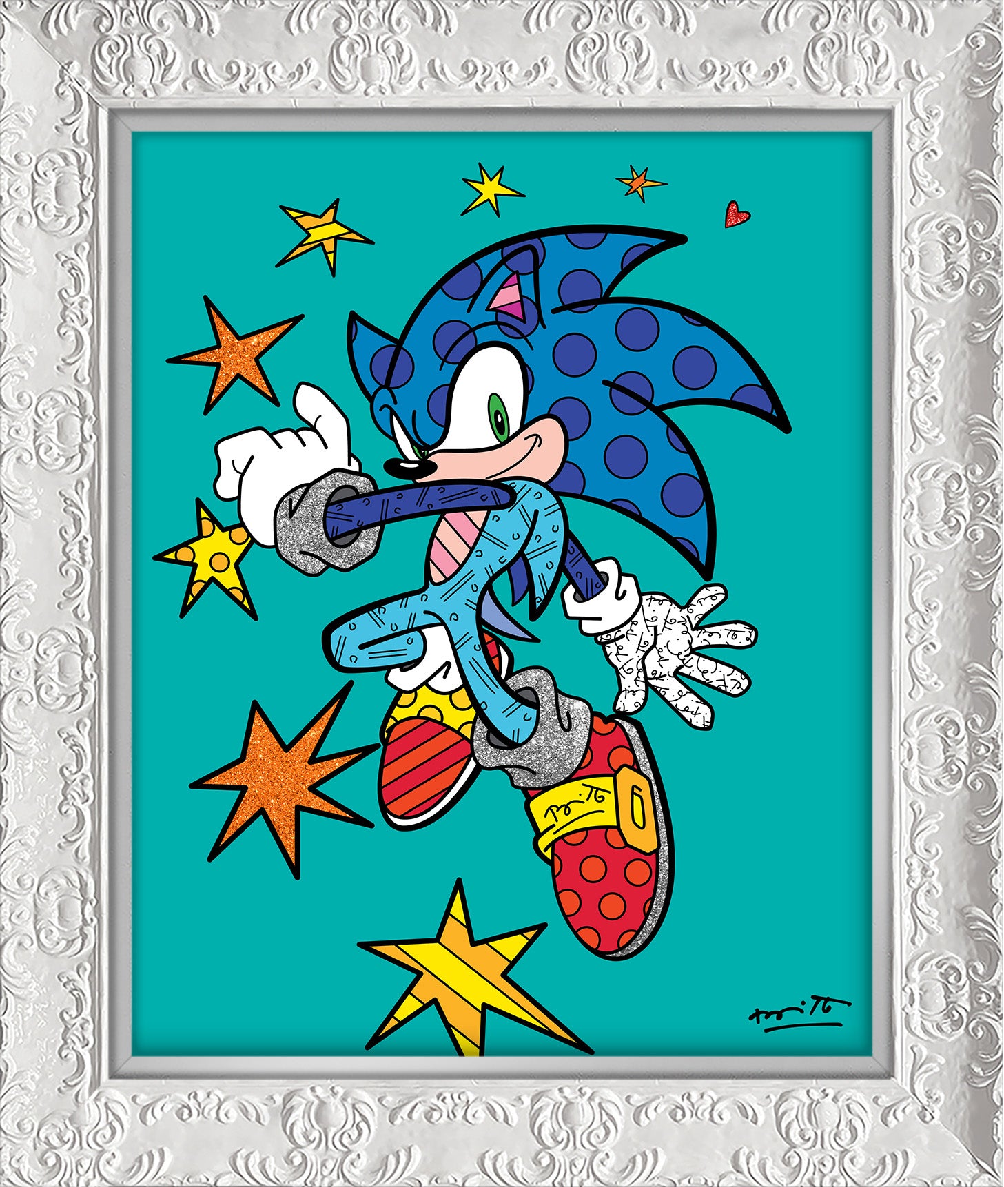 Sonic Spring Jump - Sega By Britto - Limited Edition Print