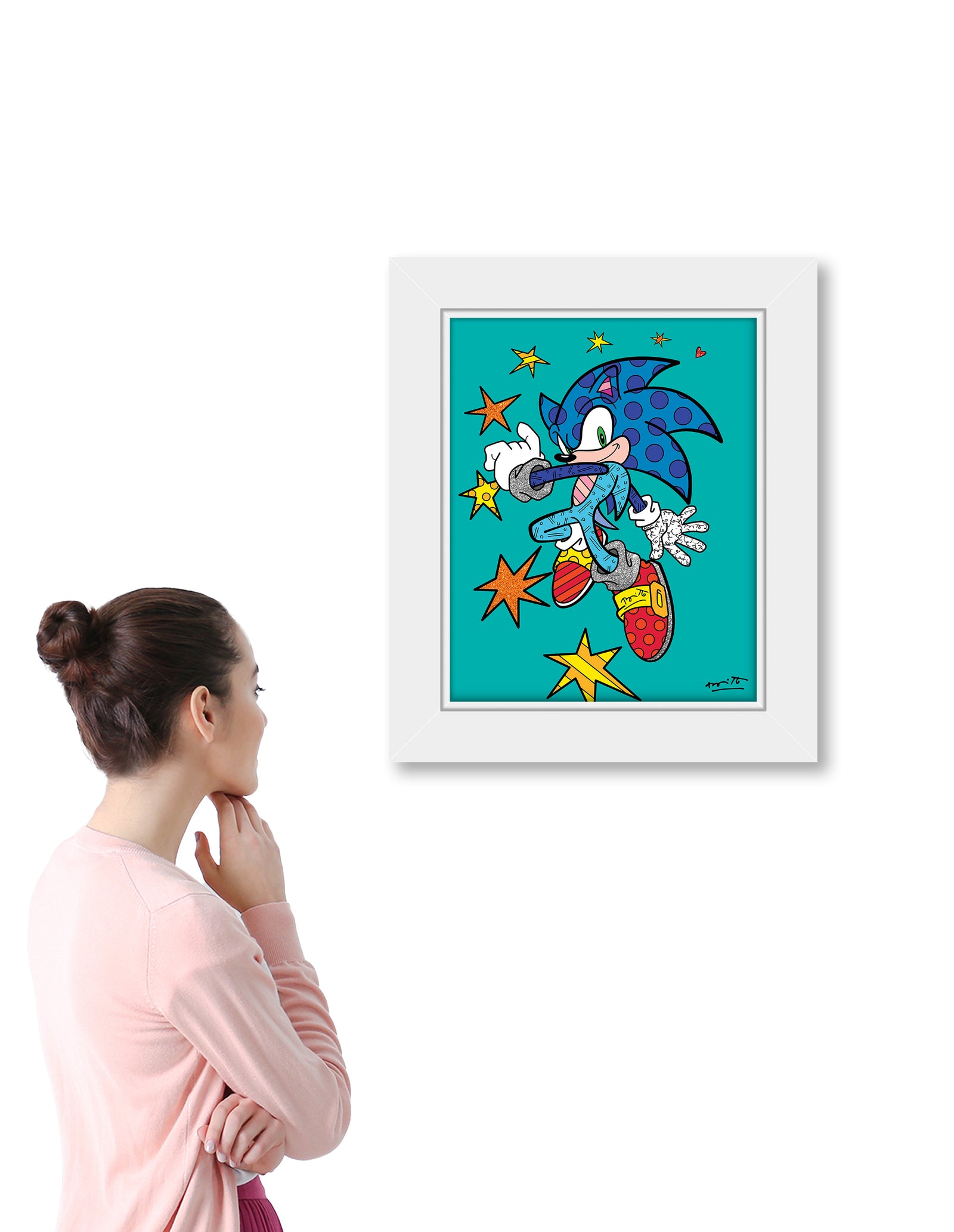 Sonic Spring Jump - Sega By Britto - Limited Edition Print