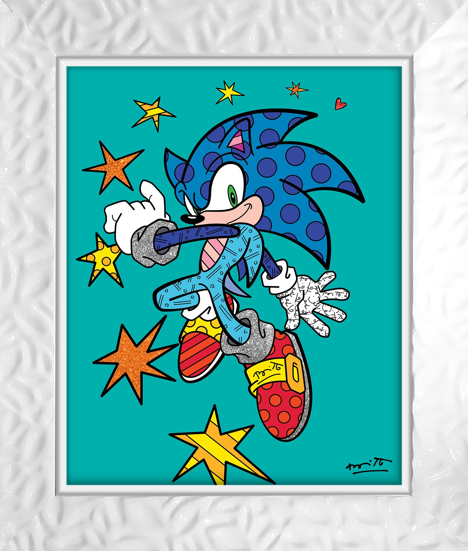 Sonic Spring Jump - Sega By Britto - Limited Edition Print