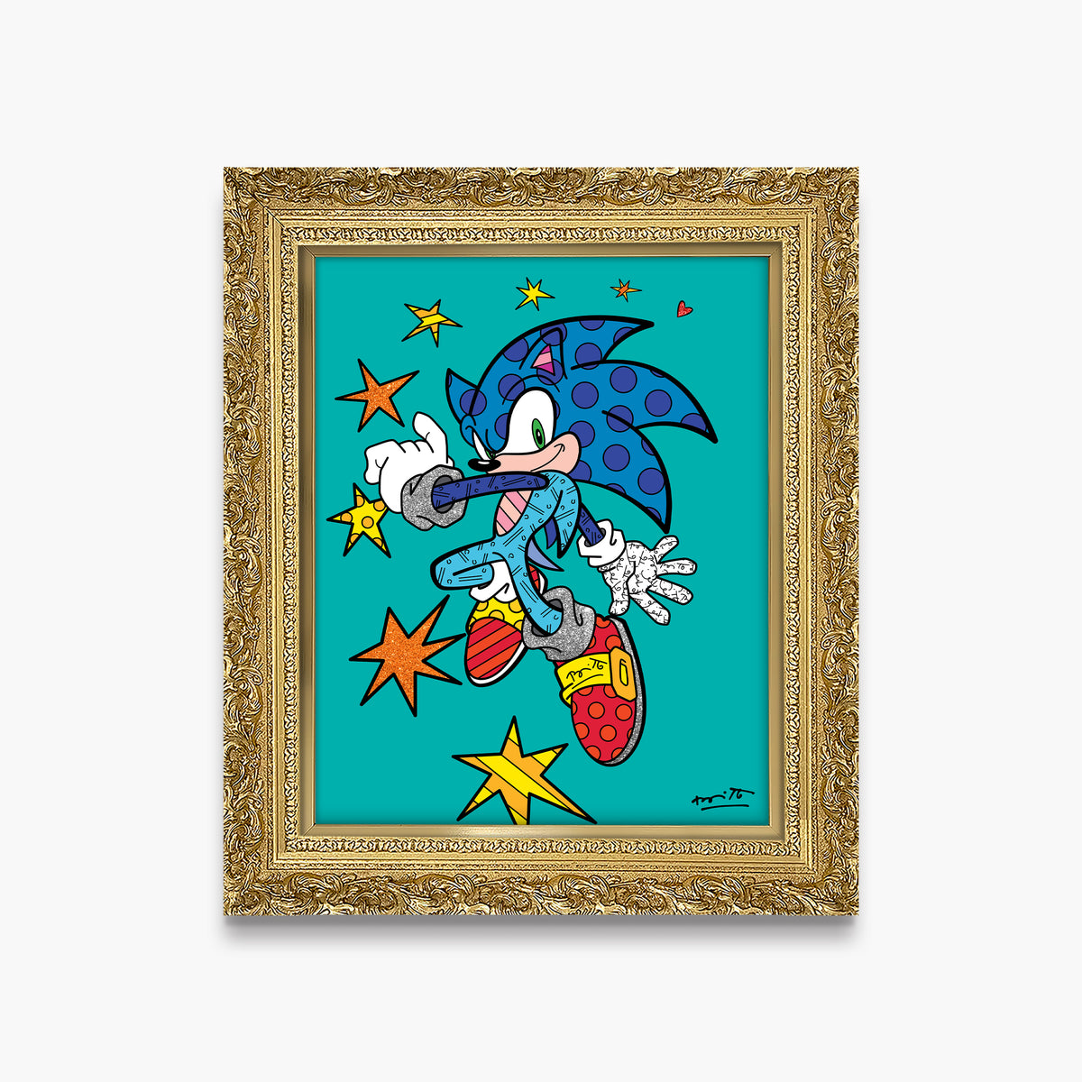 Sonic Spring Jump - Sega By Britto - Limited Edition Print