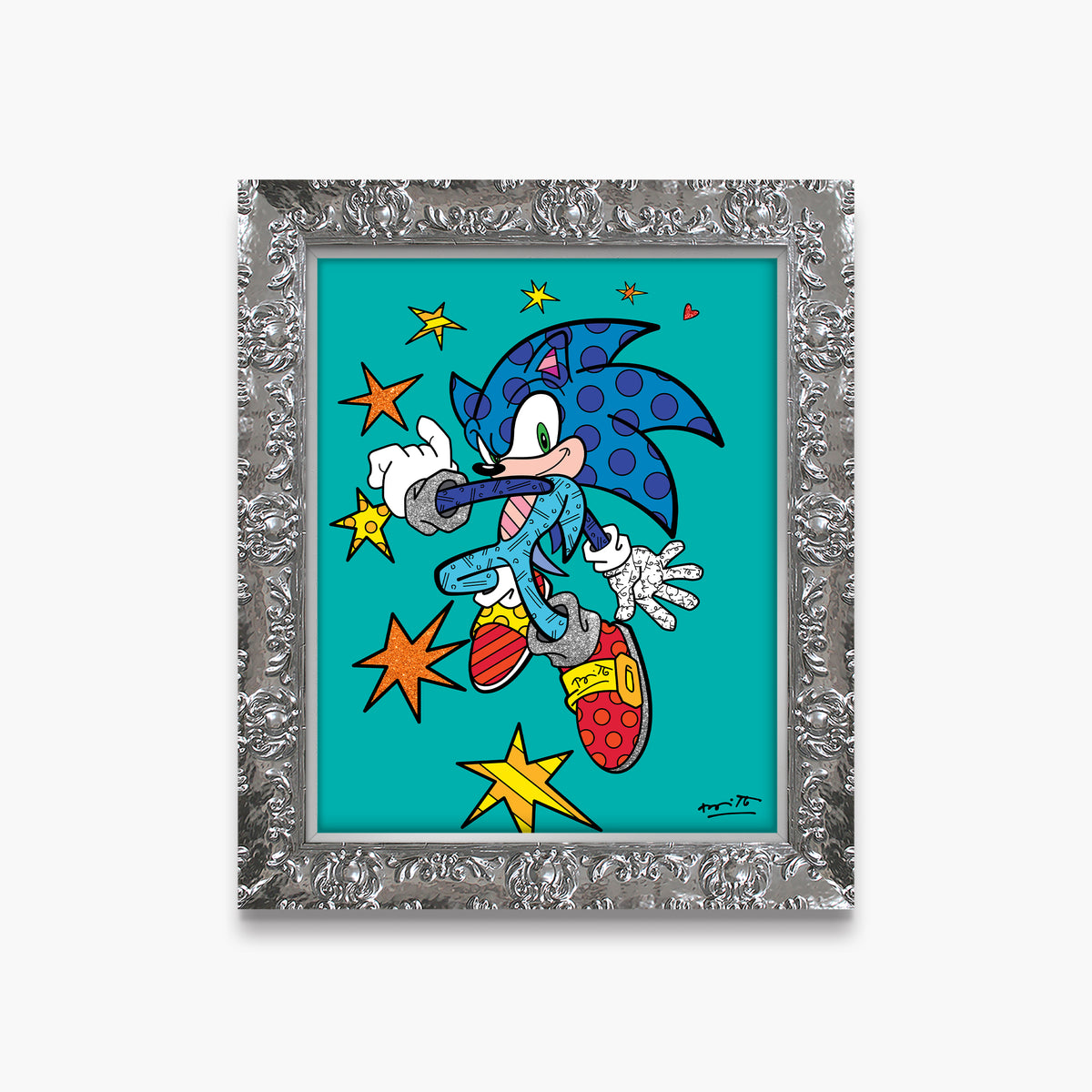 Sonic Spring Jump - Sega By Britto - Limited Edition Print