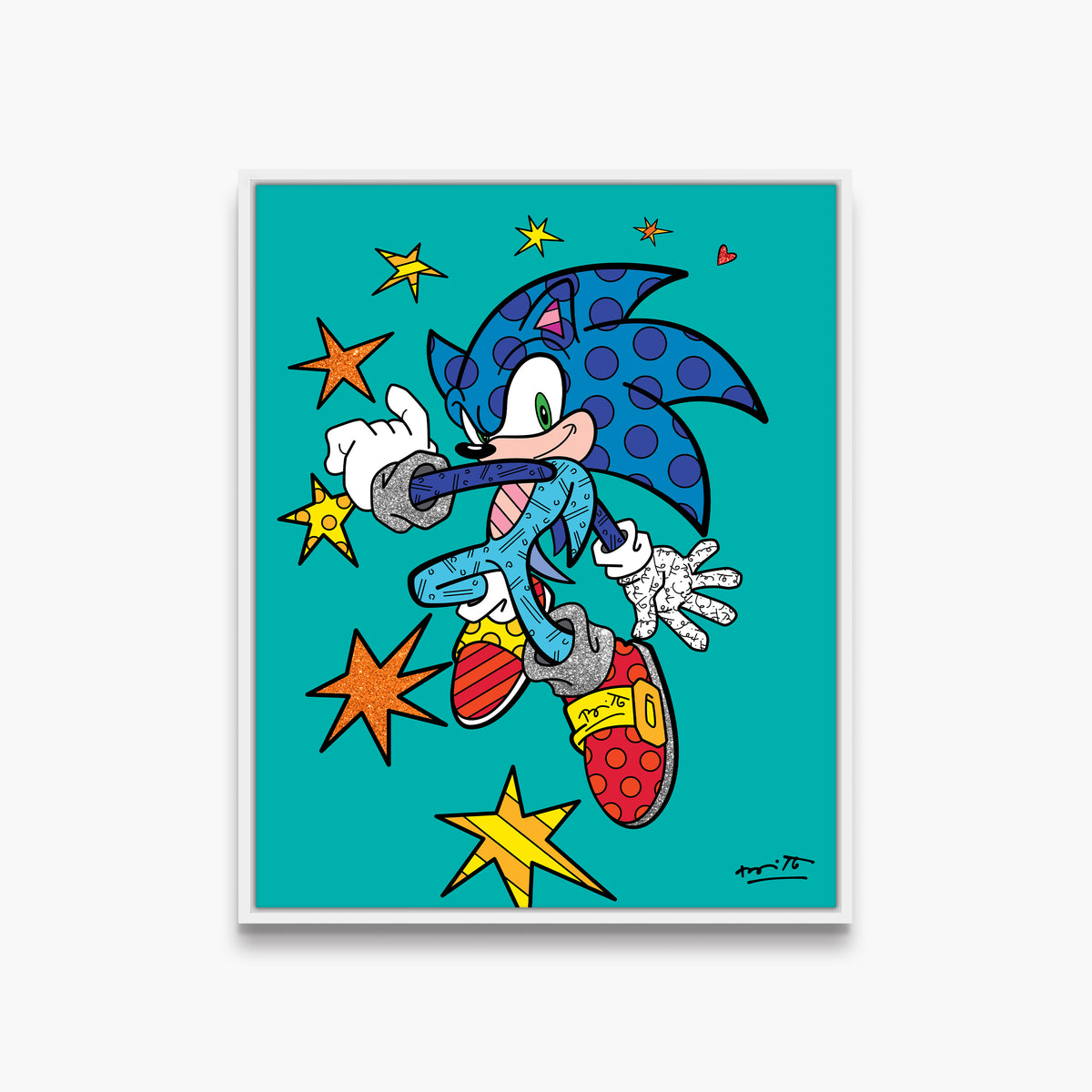 Sonic Spring Jump - Sega By Britto - Limited Edition Print