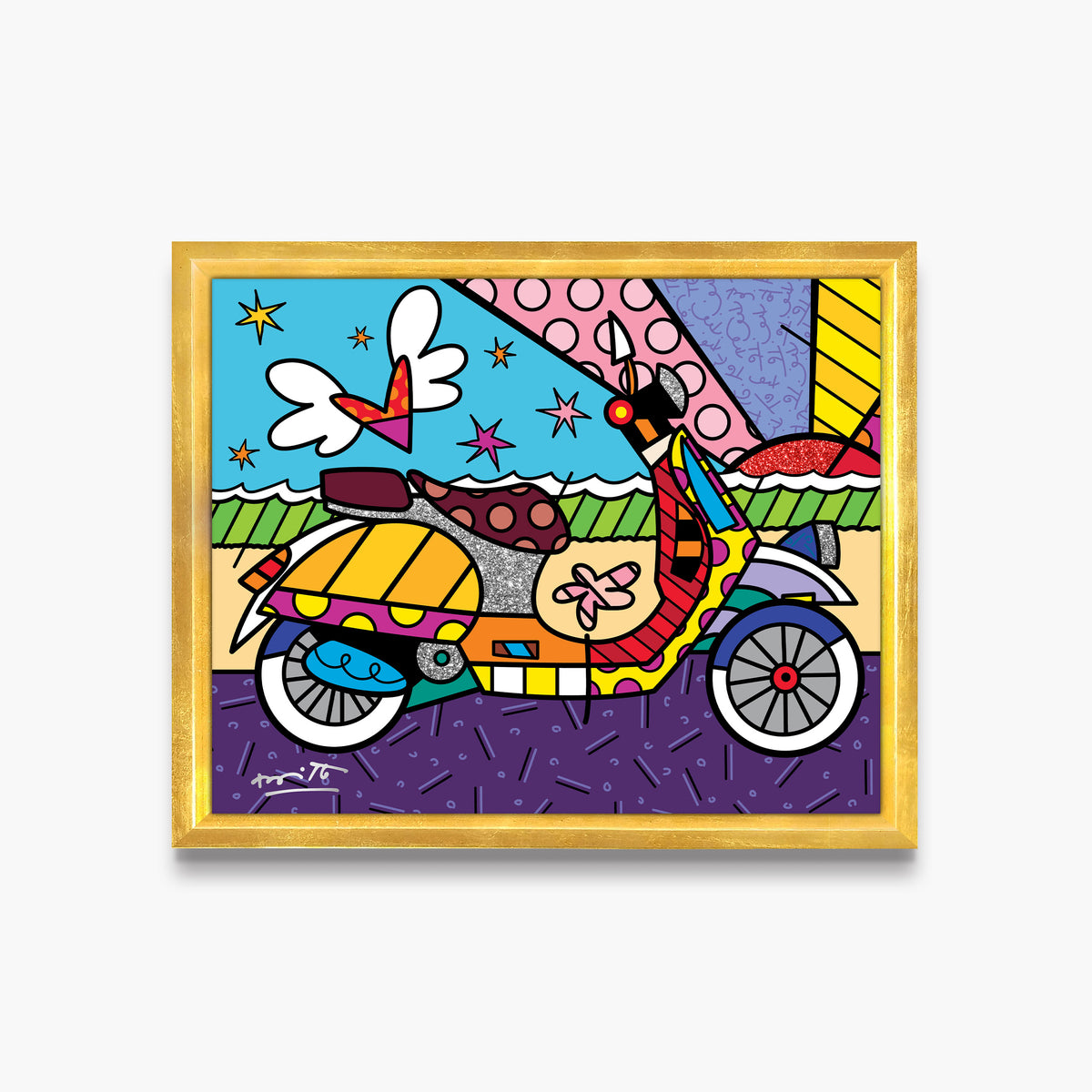 modern pop art milano limited edition print  vibrant home decor