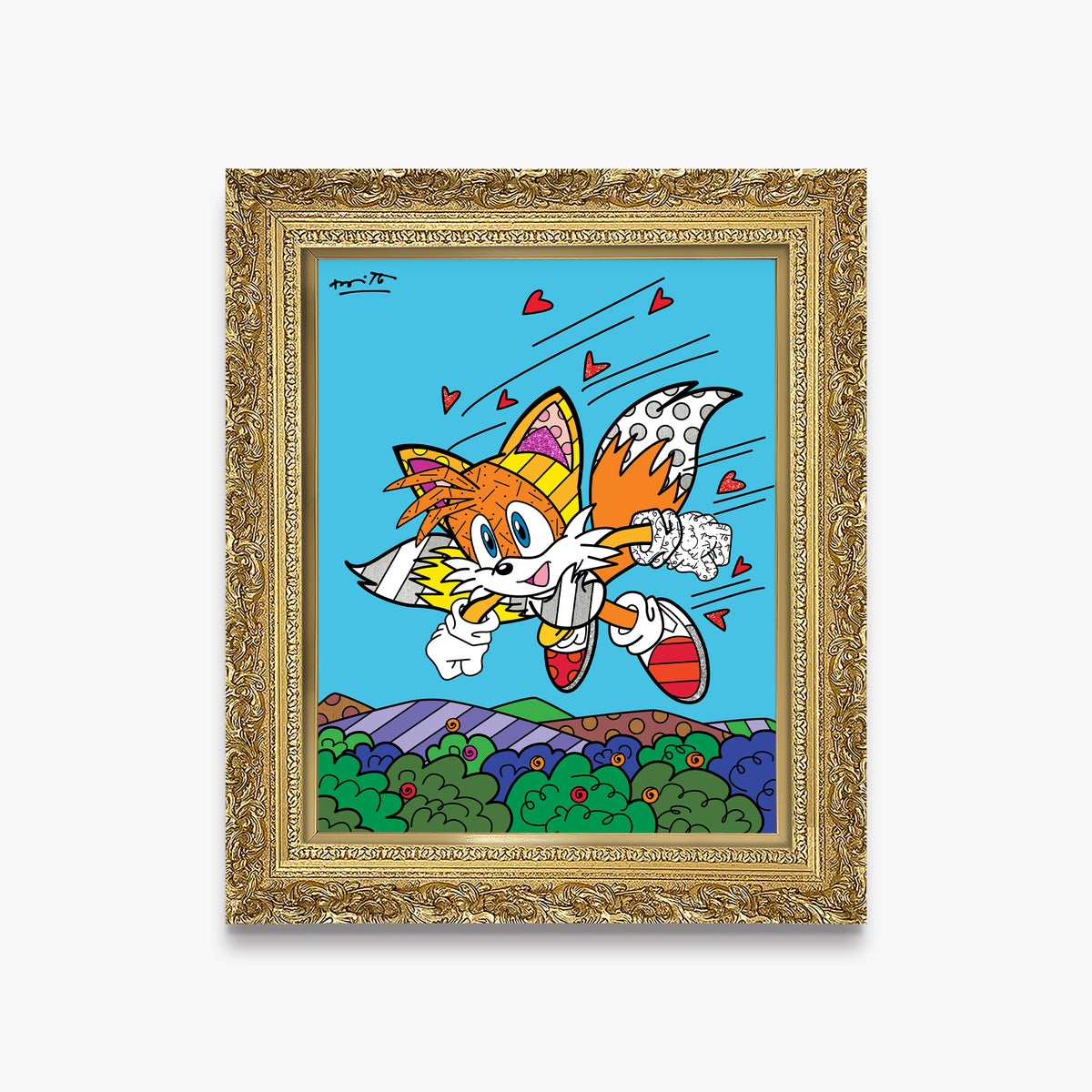 modern pop art tails sky patrol sega by  vibrant home decor