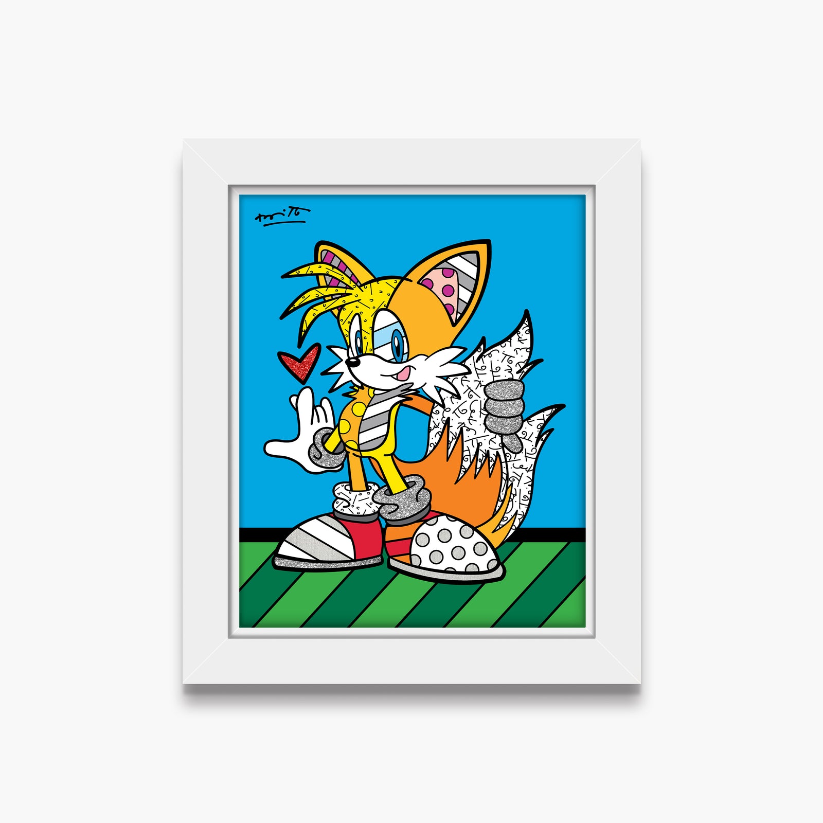tails adventure sega by britto  colorful decorative collectible gift idea