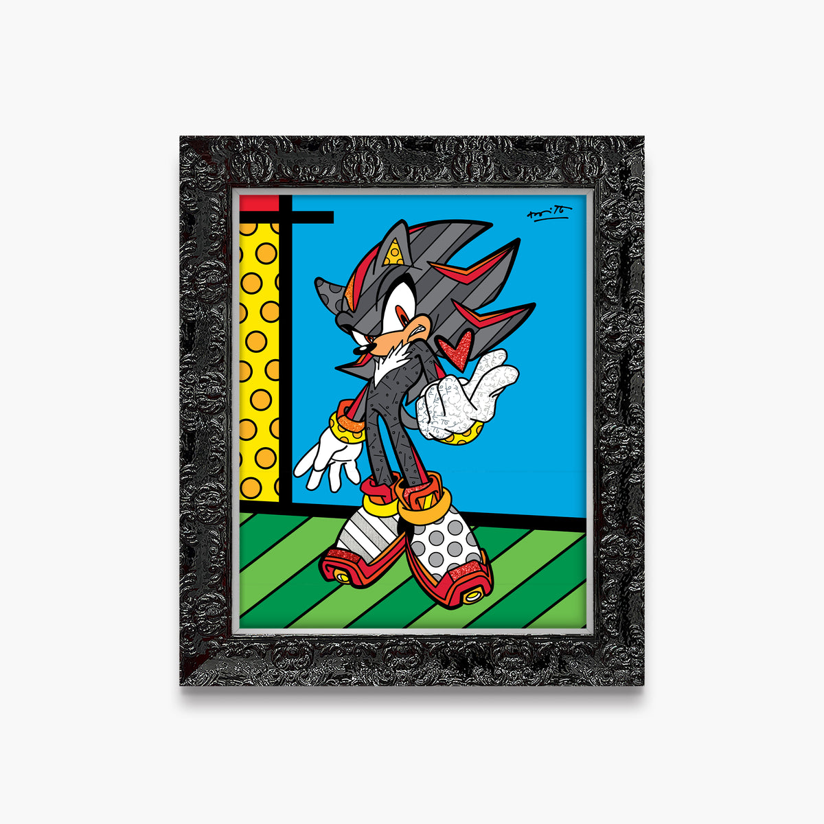 Romero Britto shadow snap sega by britto  colorful pop art design
