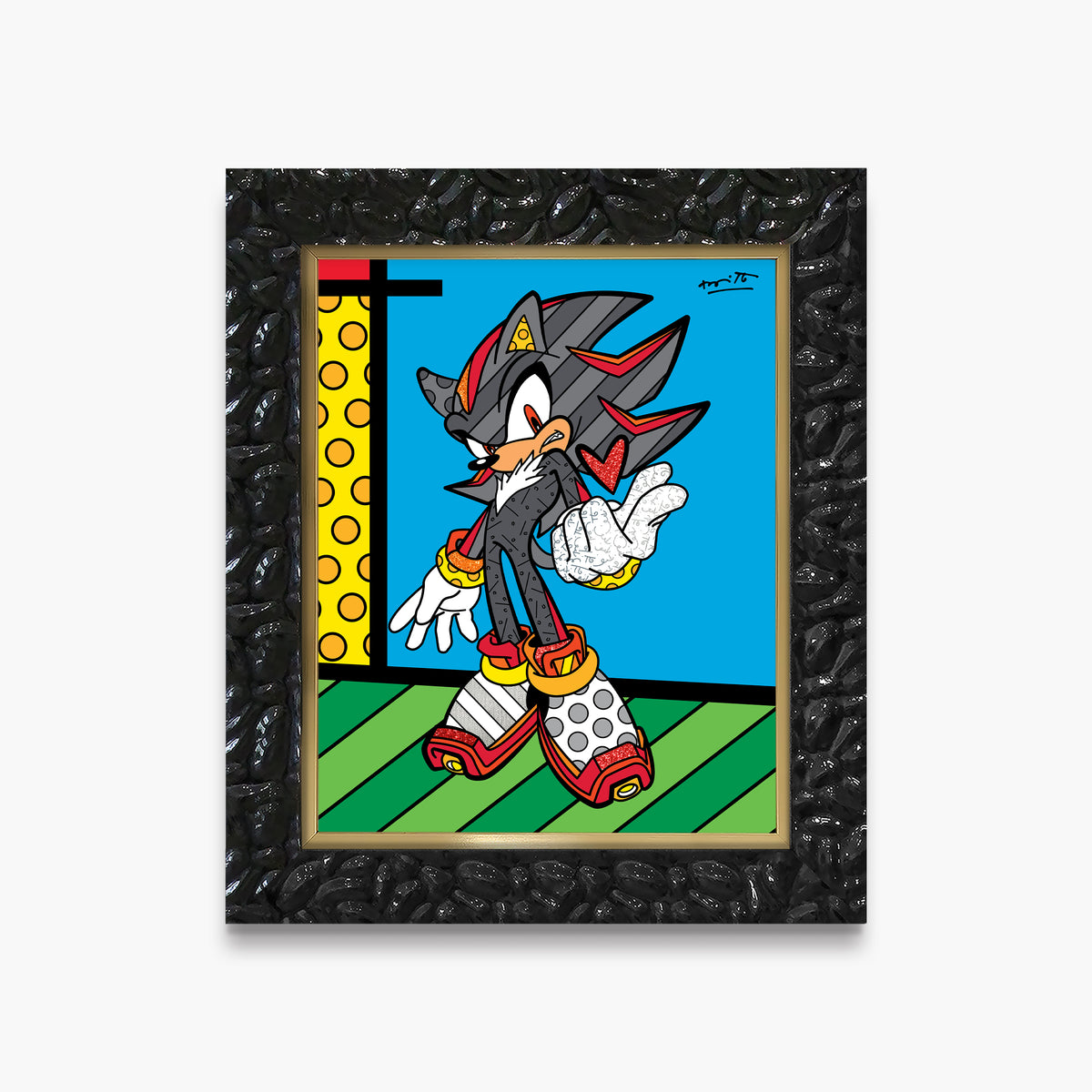 Romero Britto shadow snap sega by britto  colorful pop art design