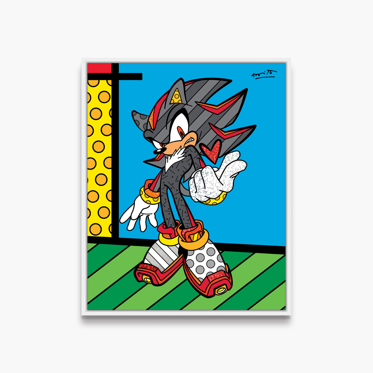 shadow snap sega by britto  artistic colorful design collectible
