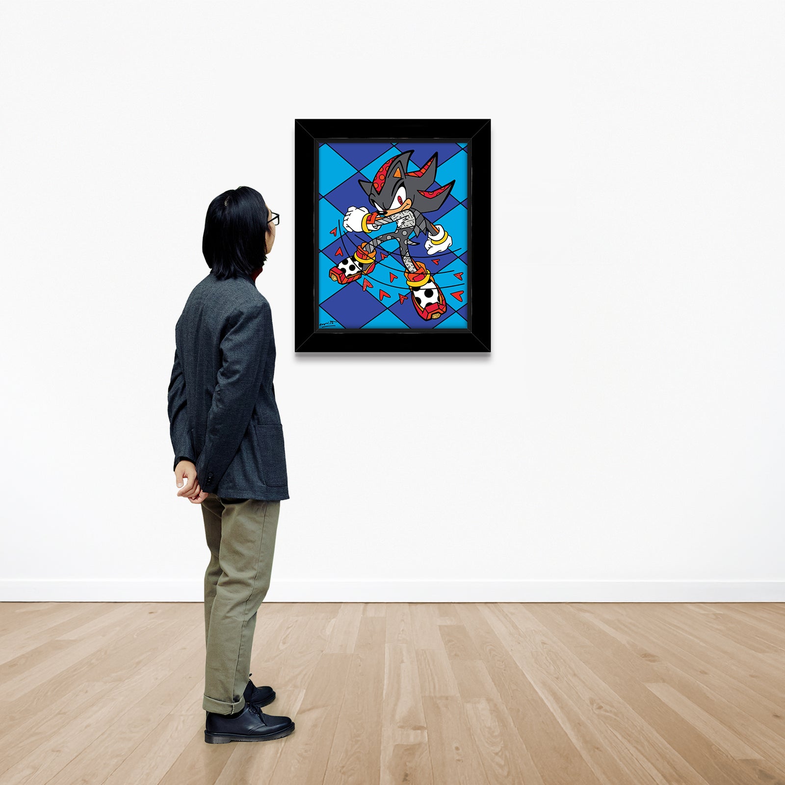 Romero Britto shadow burst sega by britto  colorful pop art design