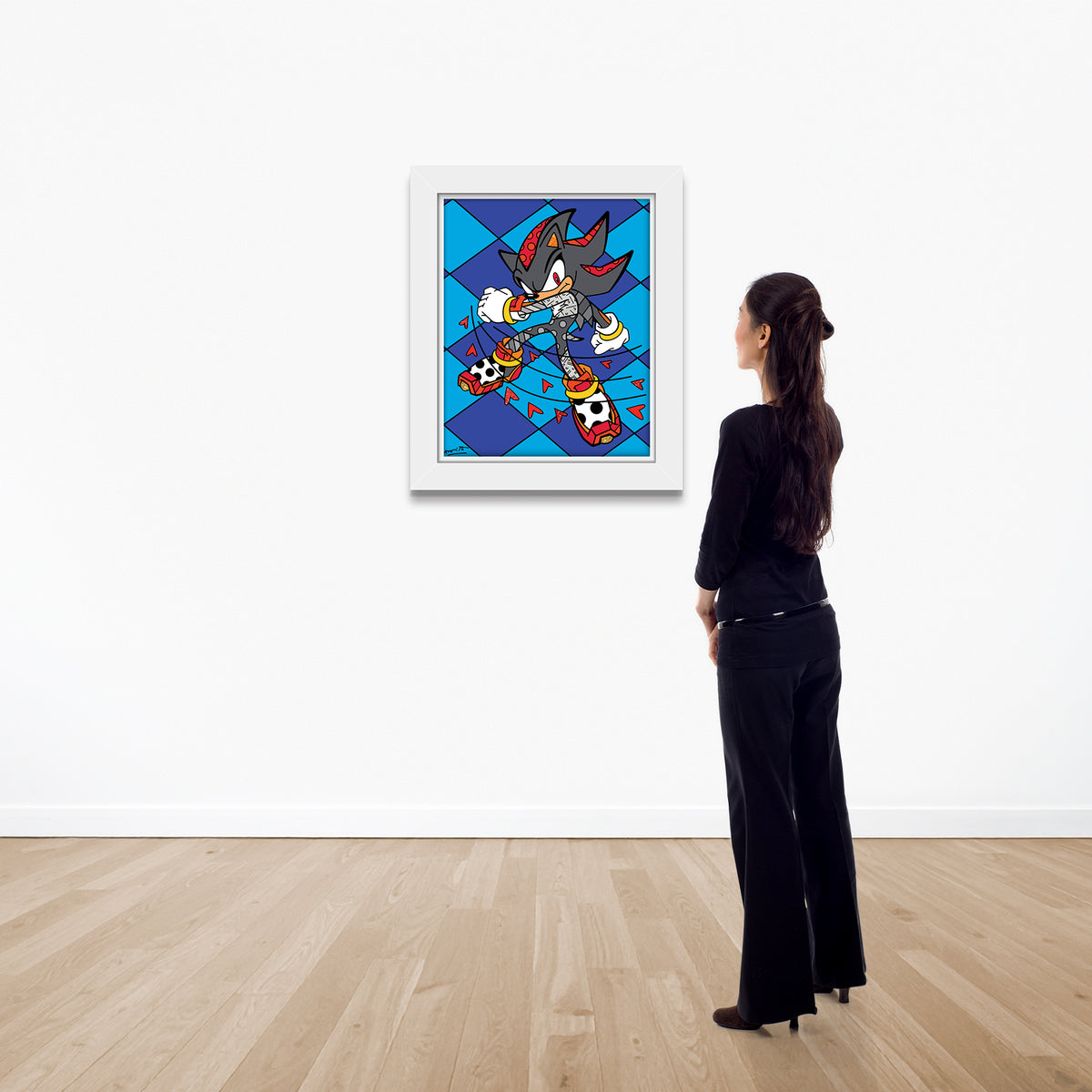 modern pop art shadow burst sega by britto  vibrant home decor