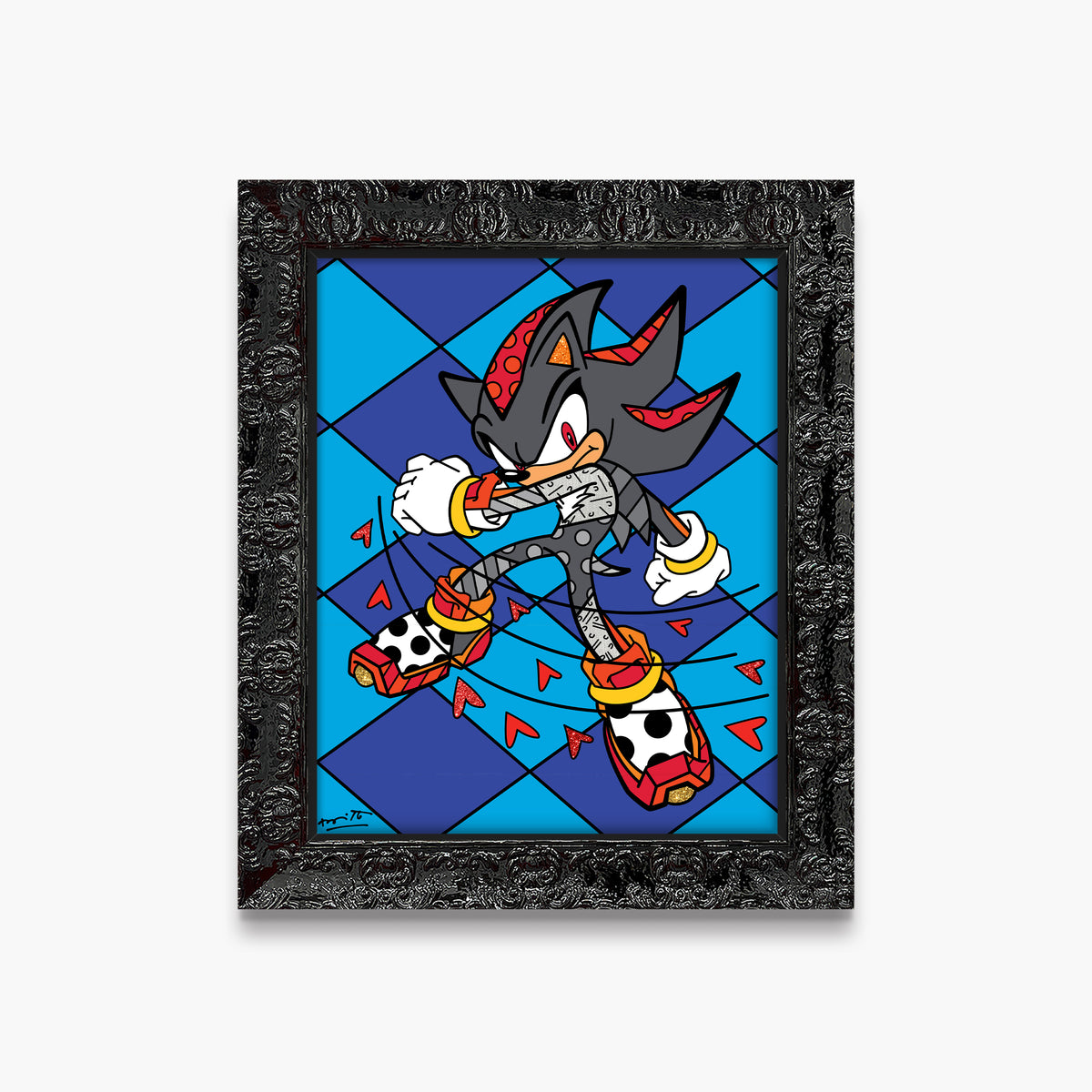 modern pop art shadow burst sega by britto  vibrant home decor