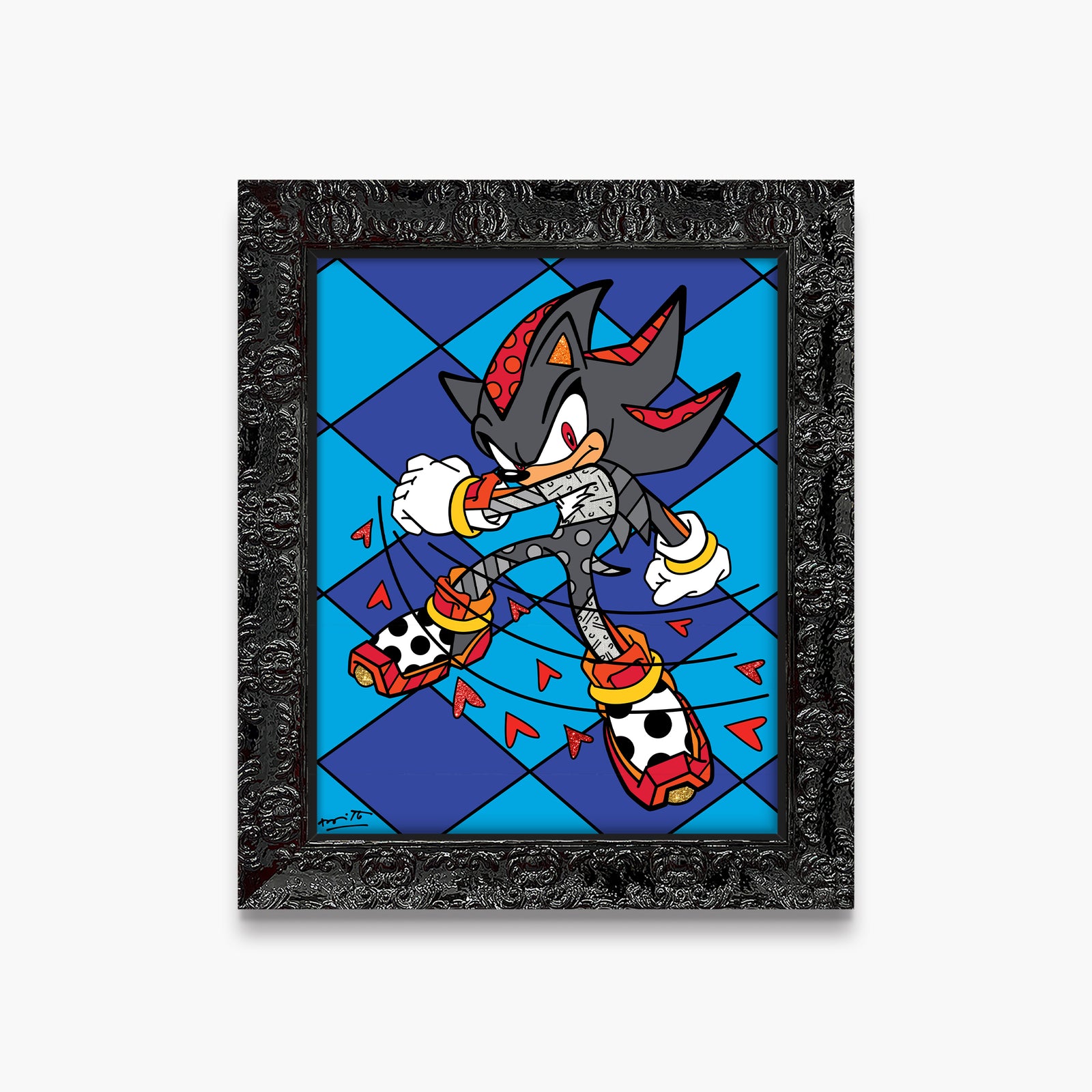 modern pop art shadow burst sega by britto  vibrant home decor