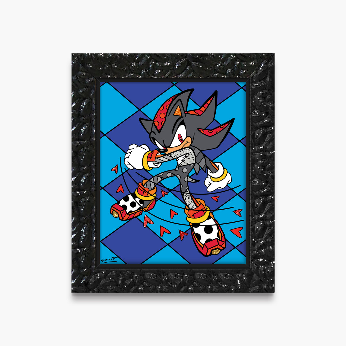 Romero Britto shadow burst sega by britto  colorful pop art design