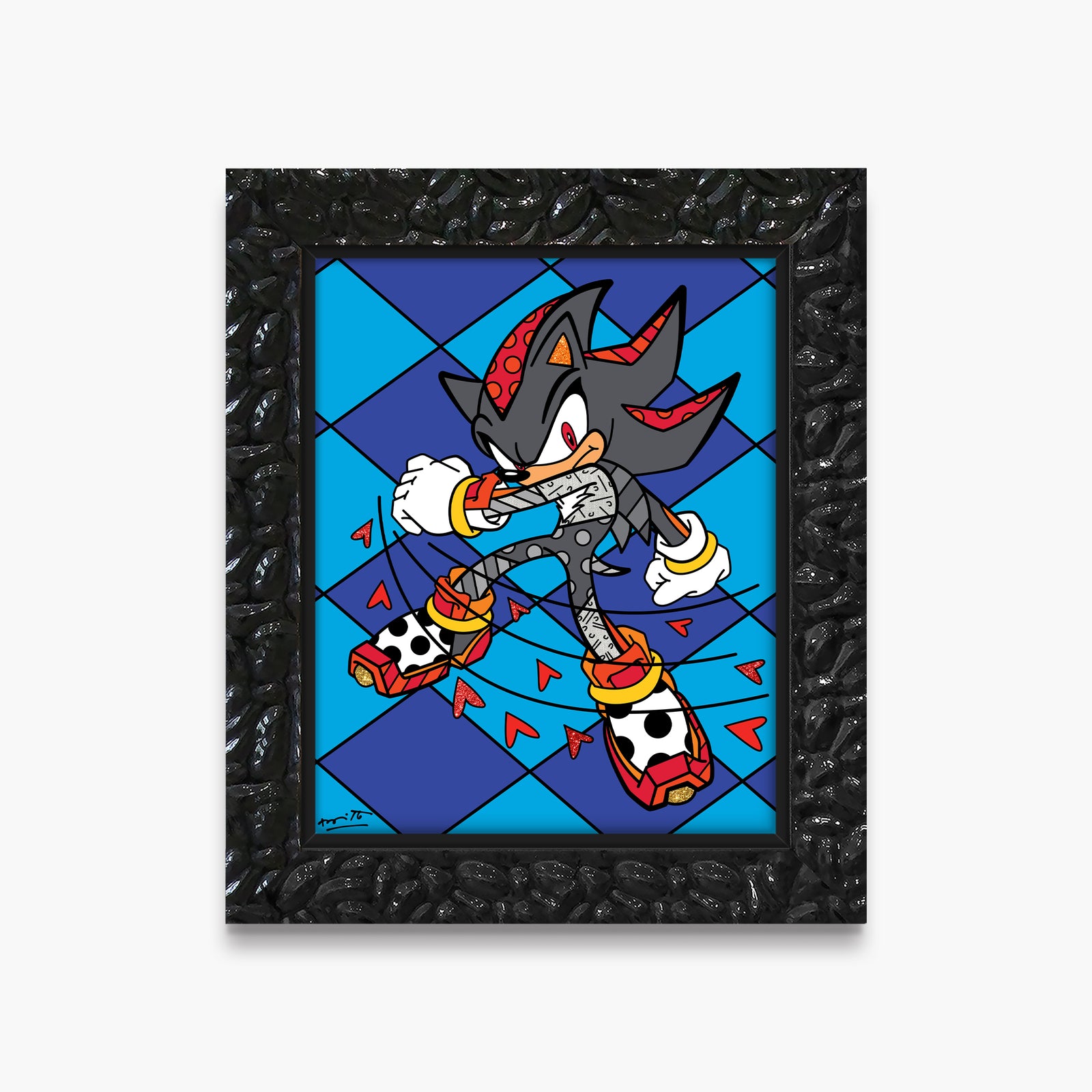 Romero Britto shadow burst sega by britto  colorful pop art design