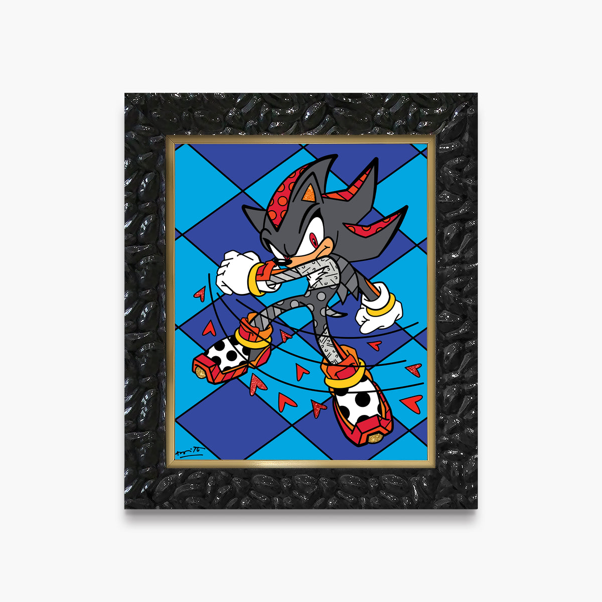 modern pop art shadow burst sega by britto  vibrant home decor