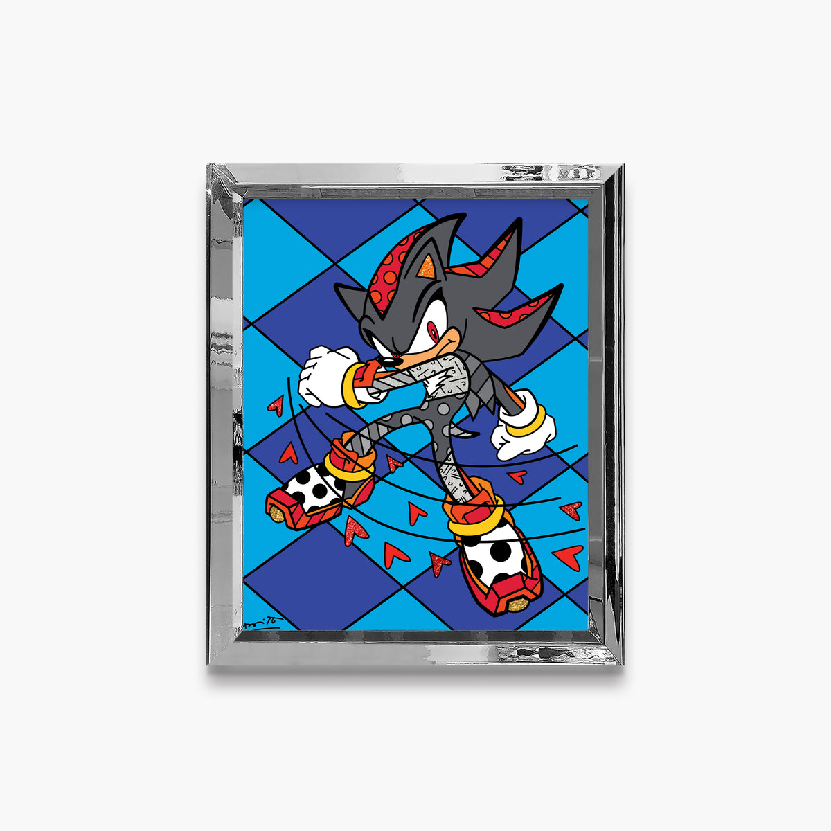 modern pop art shadow burst sega by britto  vibrant home decor