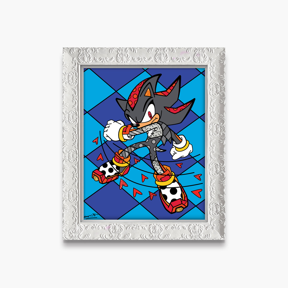 shadow burst sega by britto  colorful decorative collectible gift idea