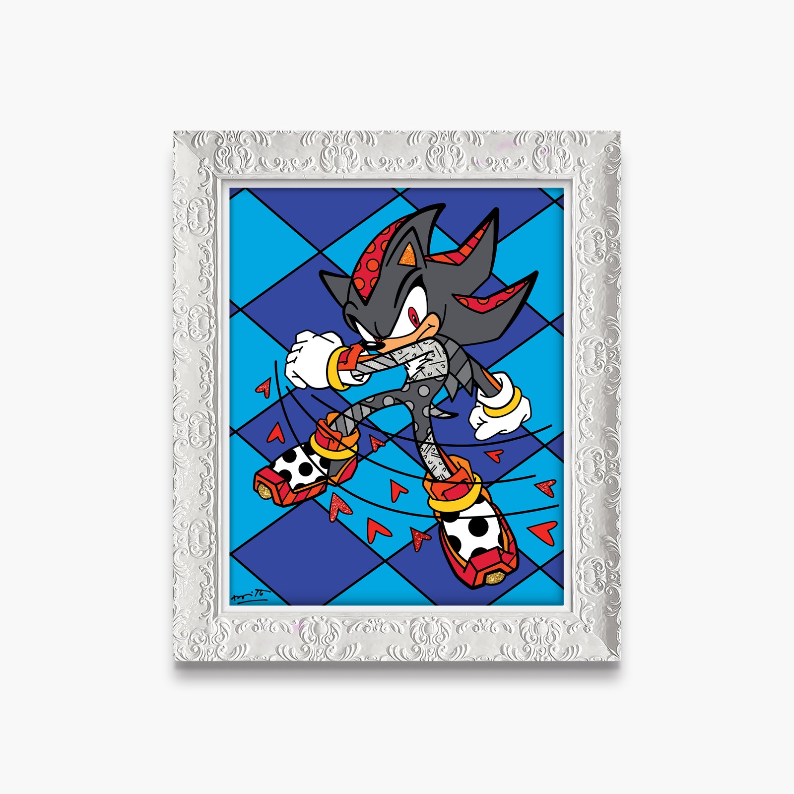 Romero Britto shadow burst sega by britto  colorful pop art design